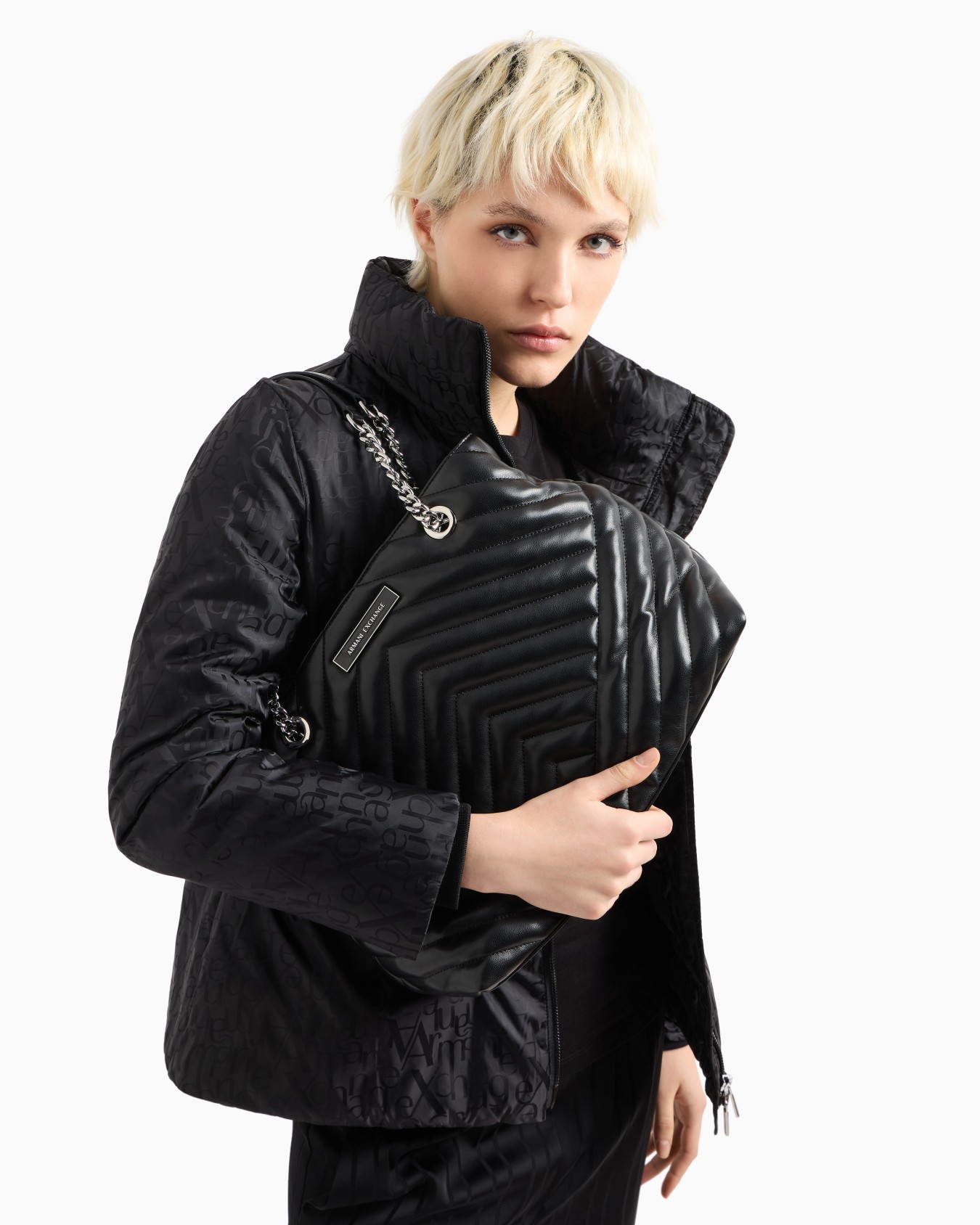 Bolso shopper Matelassé con asas de cadena Diapositiva 6