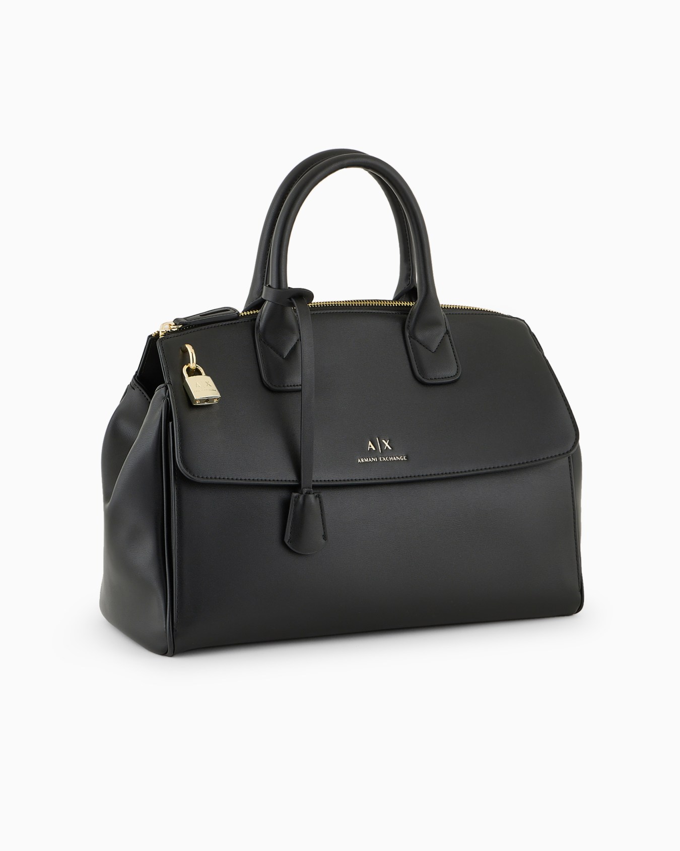 ASV Large Handbag with Padlock and Metal Details Slide 1