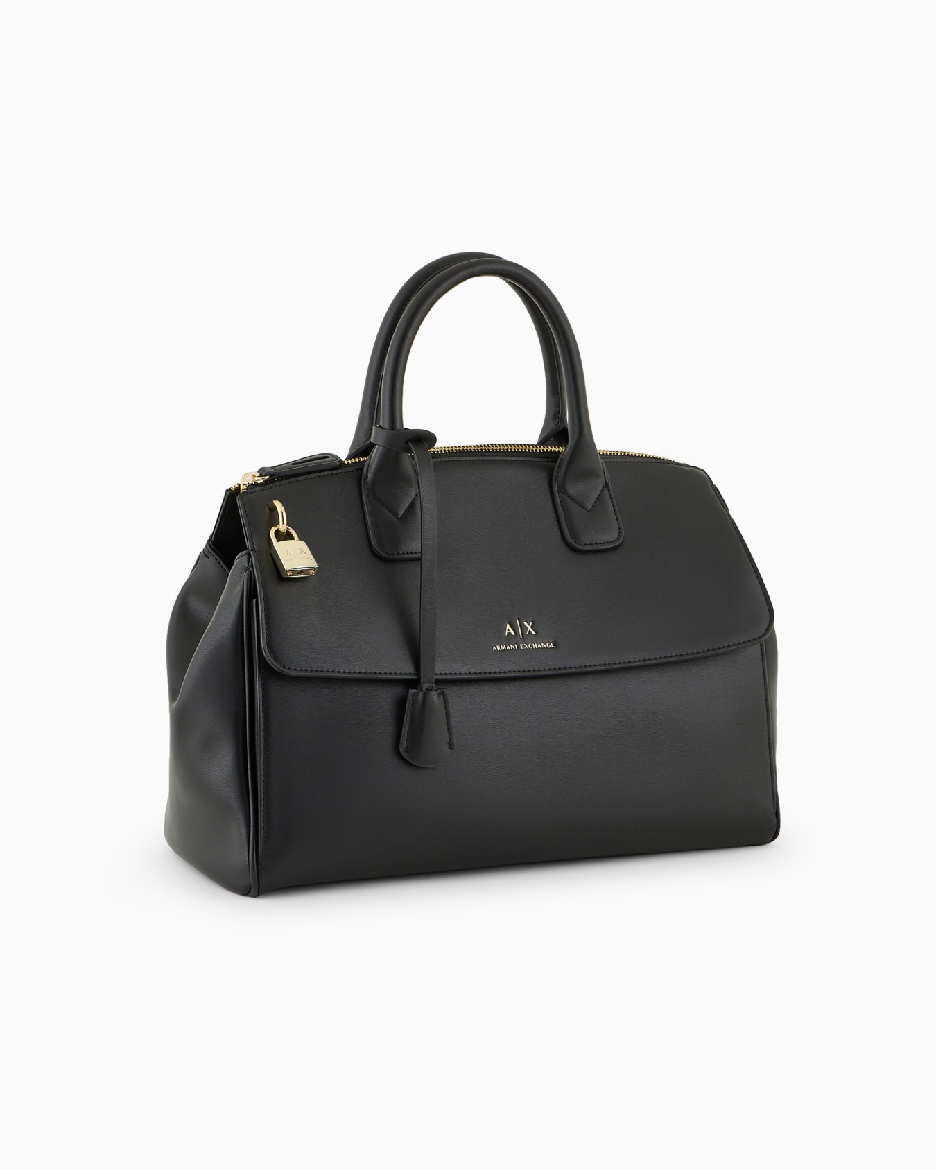 ASV Large Handbag with Padlock and Metal Details Slide 1