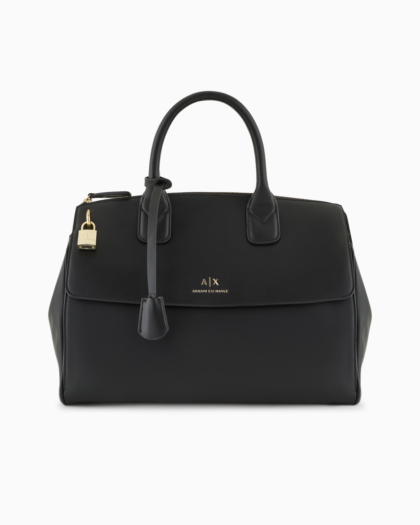 ASV Large Handbag with Padlock and Metal Details Slide 0