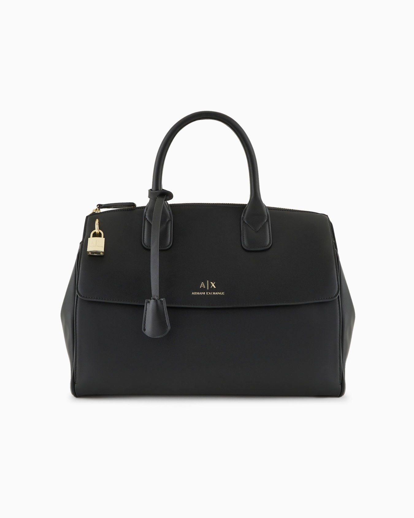 ASV Large Handbag with Padlock and Metal Details Slide 0