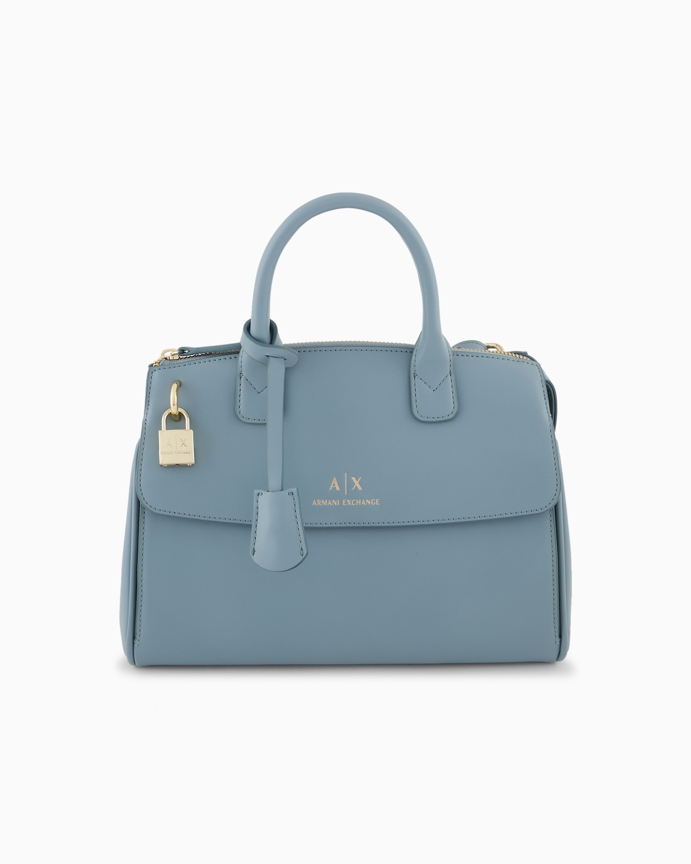 Sac à main avec cadenas ASV et détails en métal Diapositive 0