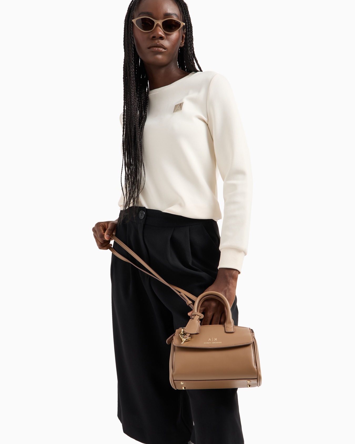 ASV Small Handbag with Padlock and Metal Details Slide 6
