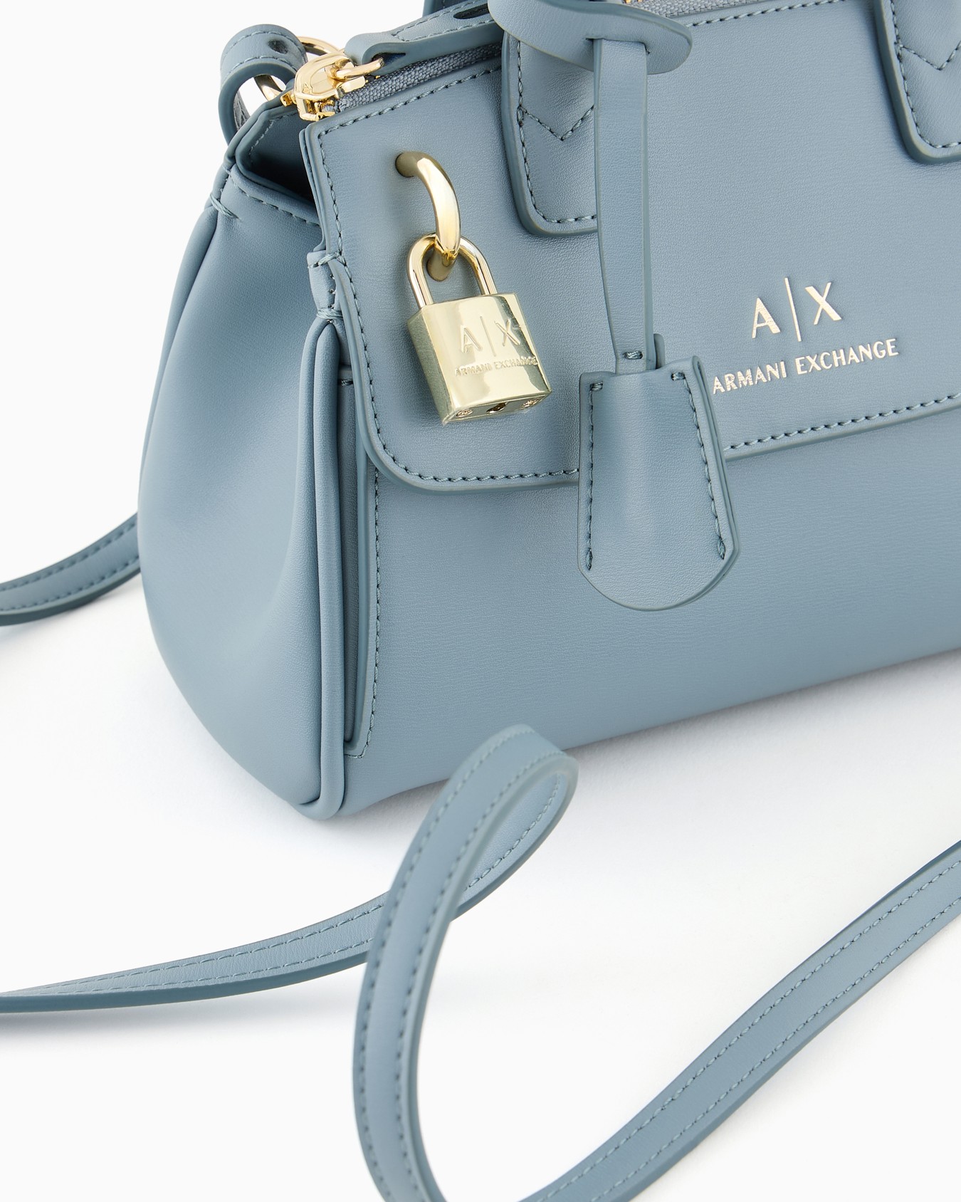 ASV Small Handbag with Padlock and Metal Details Slide 4