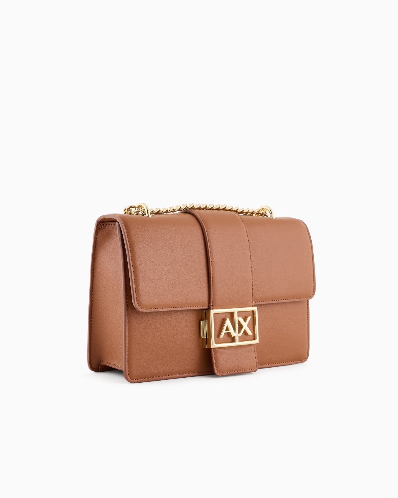 Borsa con logo e tracolla in catena Slide 1
