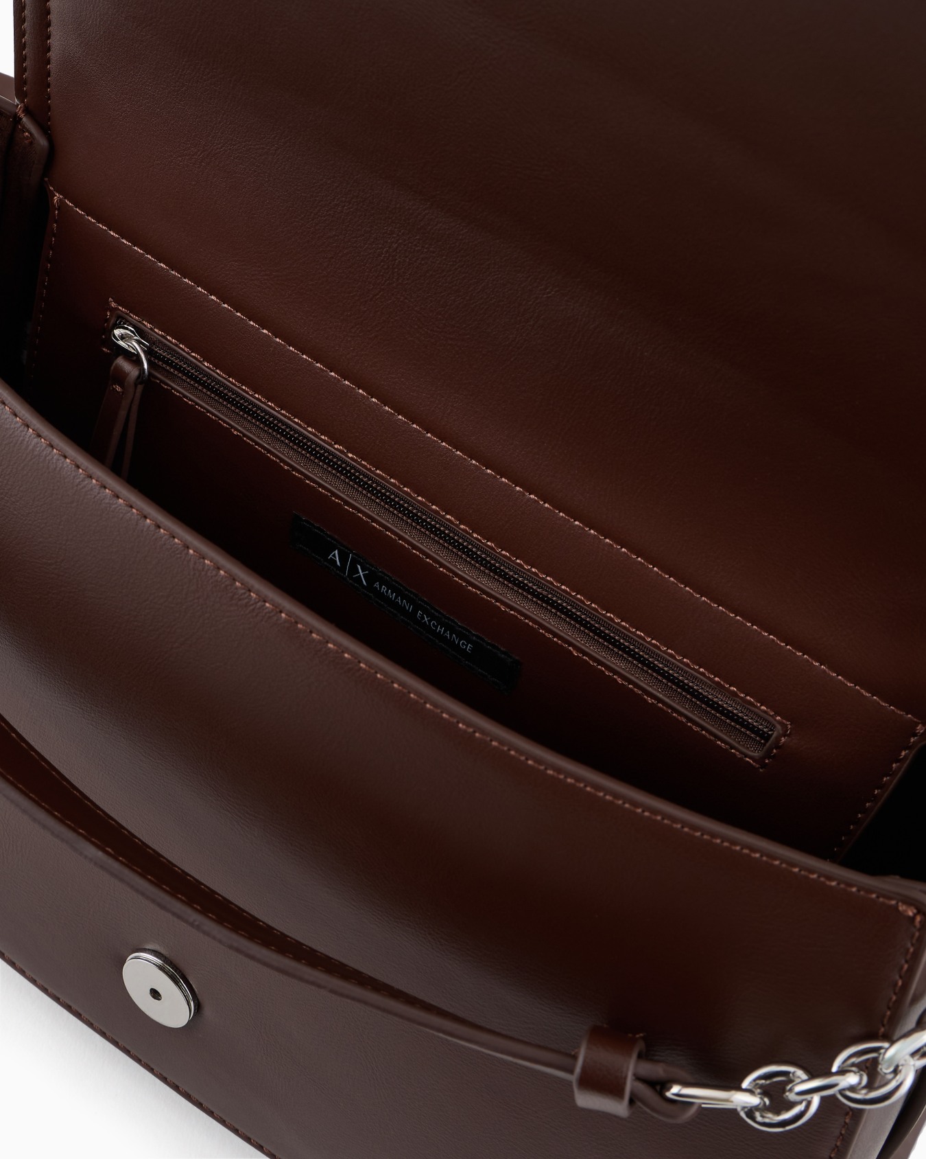 Rounded shoulder bag with monogram logo Slide 3