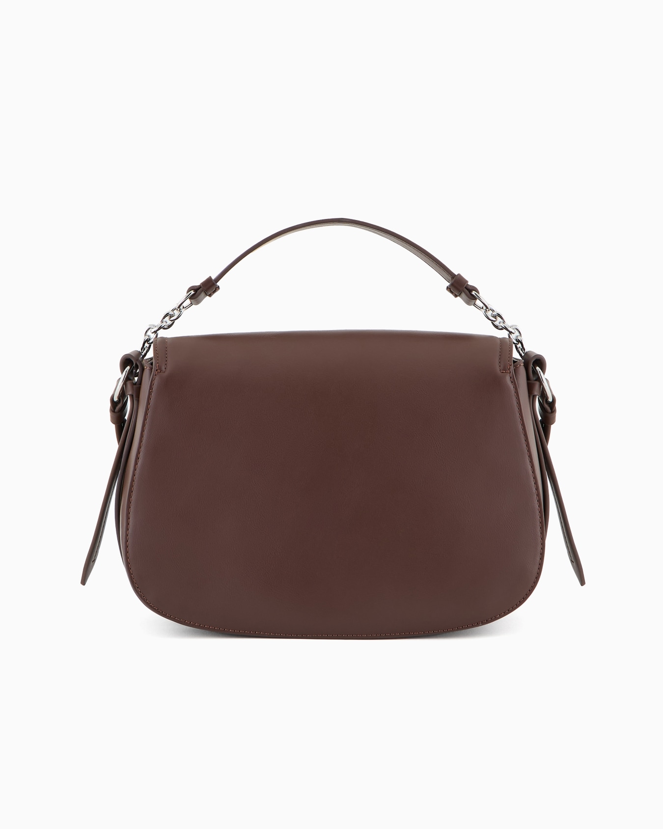 Rounded shoulder bag with monogram logo Slide 2