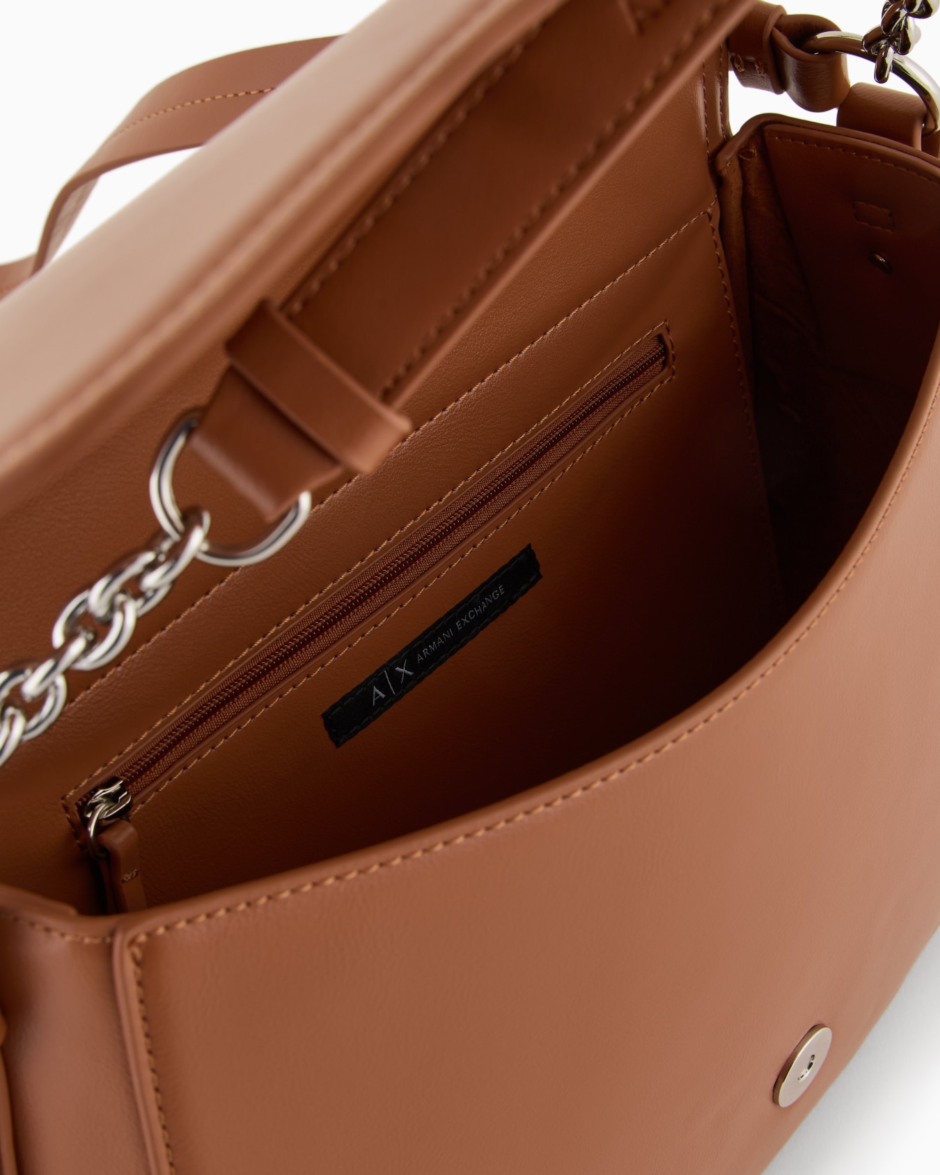 Rounded shoulder bag with monogram logo Slide 3