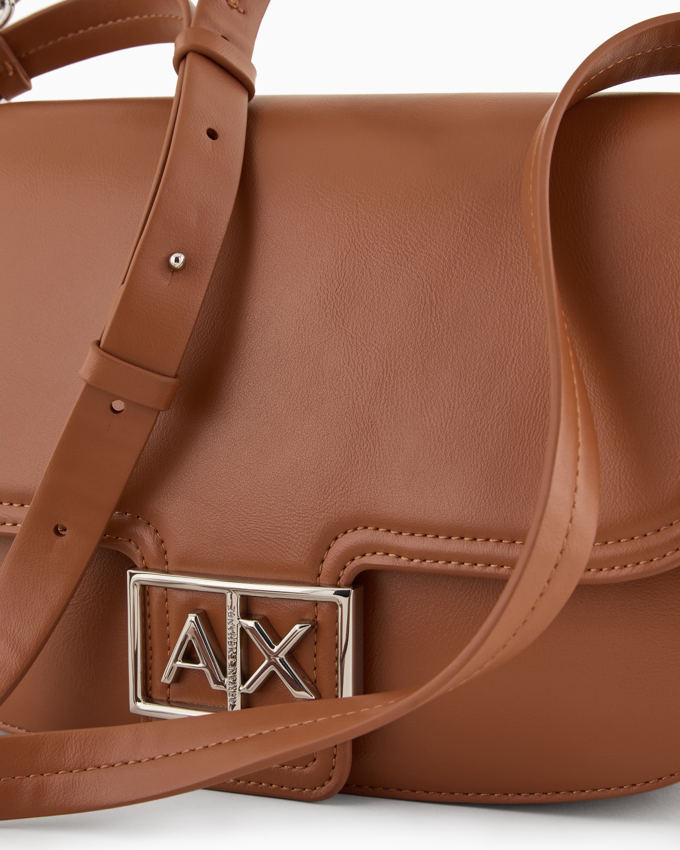 Rounded shoulder bag with monogram logo Slide 4