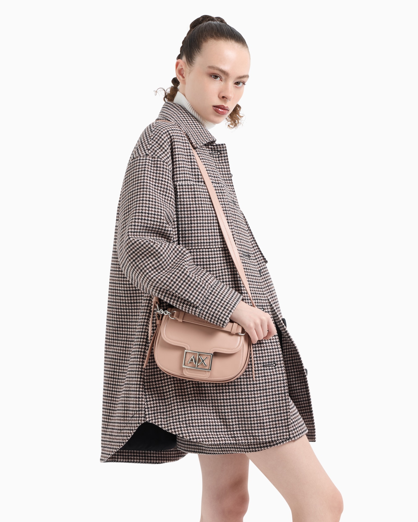 Rounded mini-bag with monogram logo Slide 6