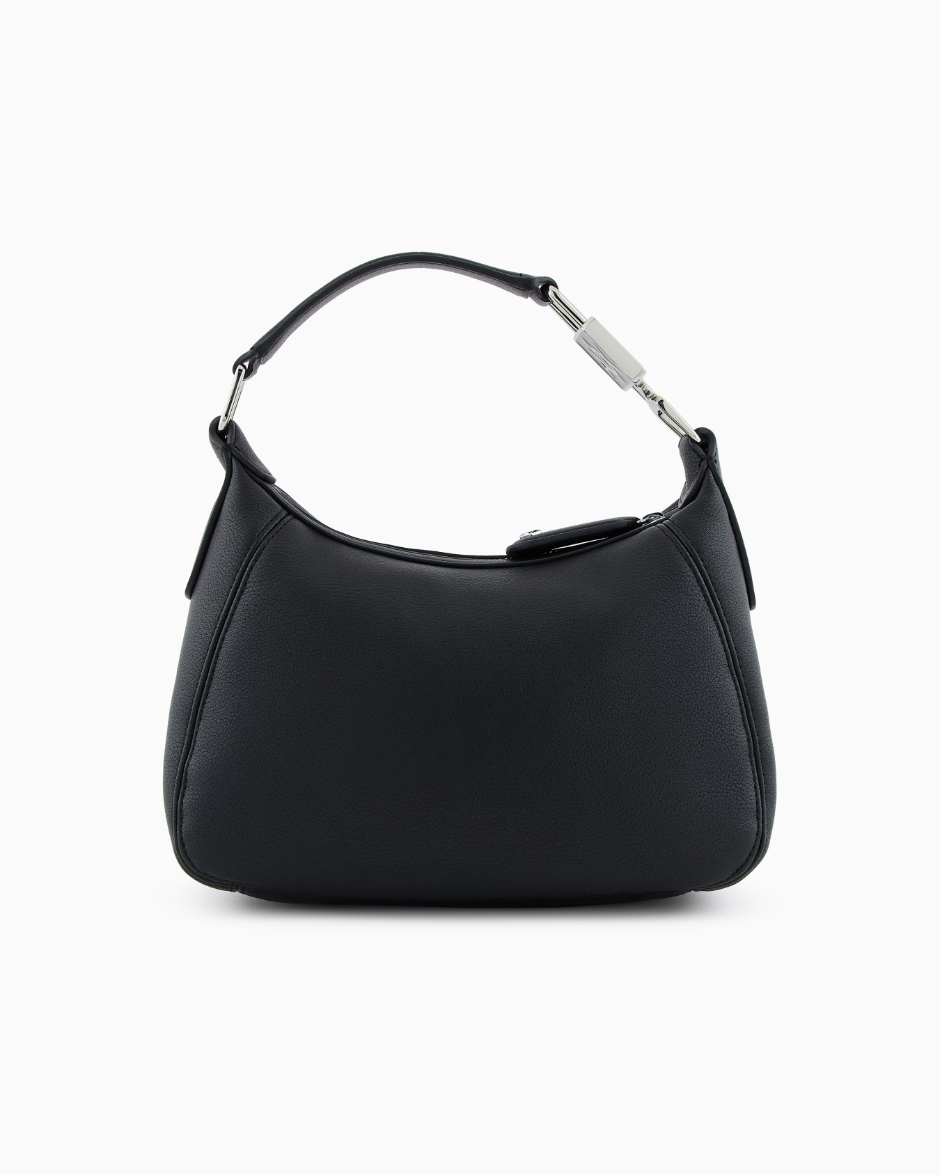 Rounded hobo bag with monogram logo Slide 2