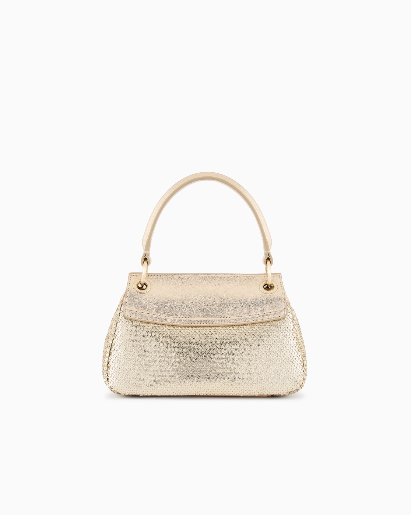 Bolso bandolera cubierto de lentejuelas con detalles metálicos Diapositiva 2
