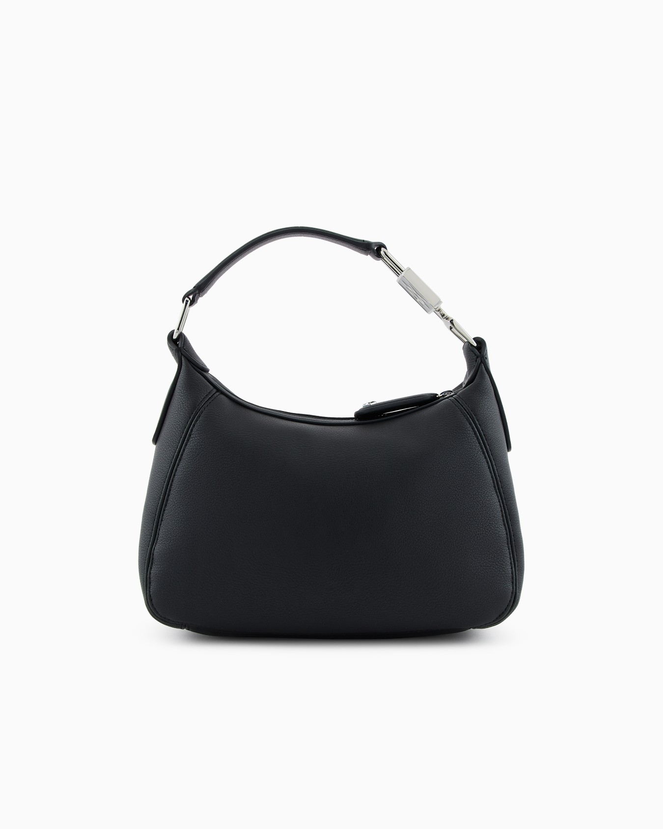 Rounded hobo bag with monogram logo Slide 2