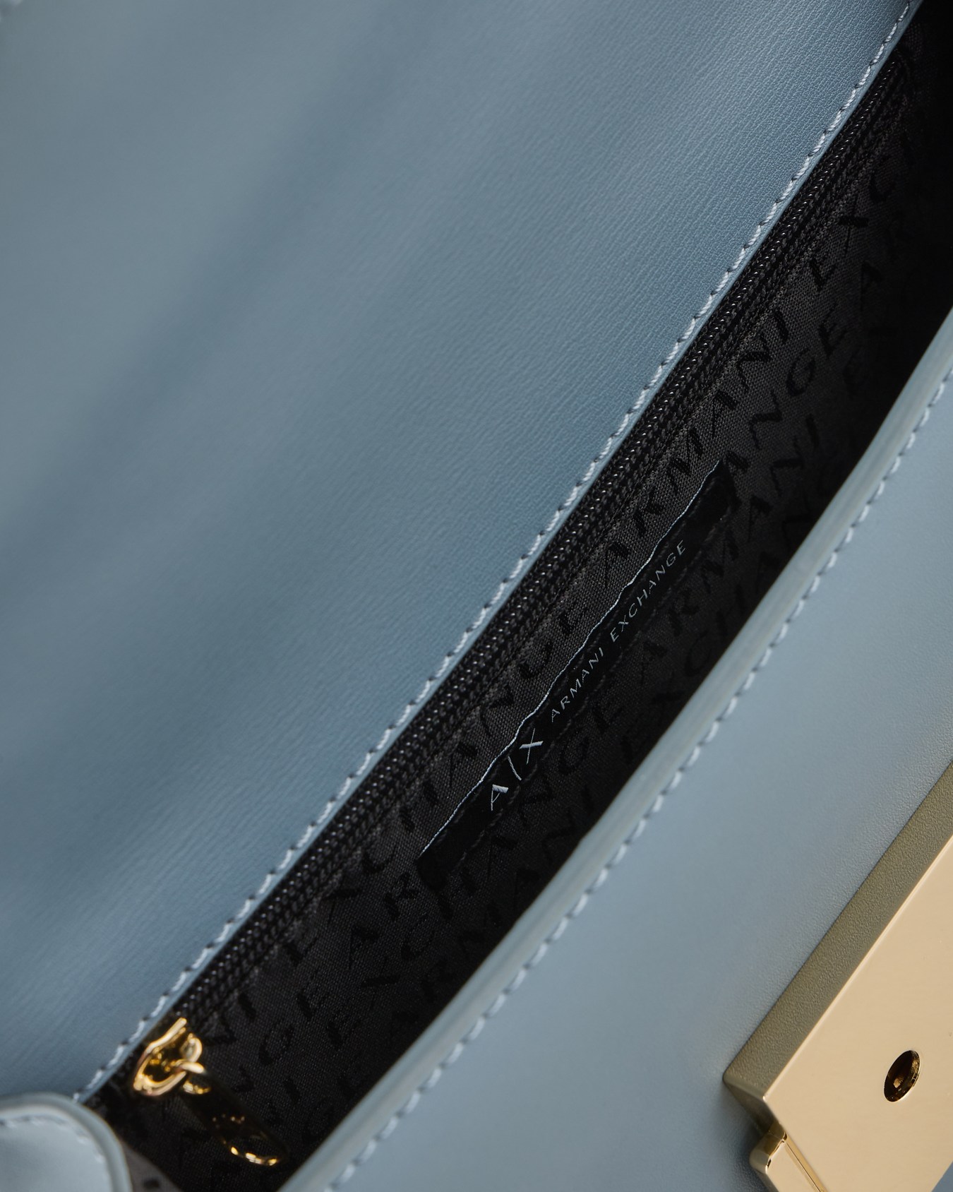 ASV Small Logo Shoulder Bag with Chain Strap Slide 3