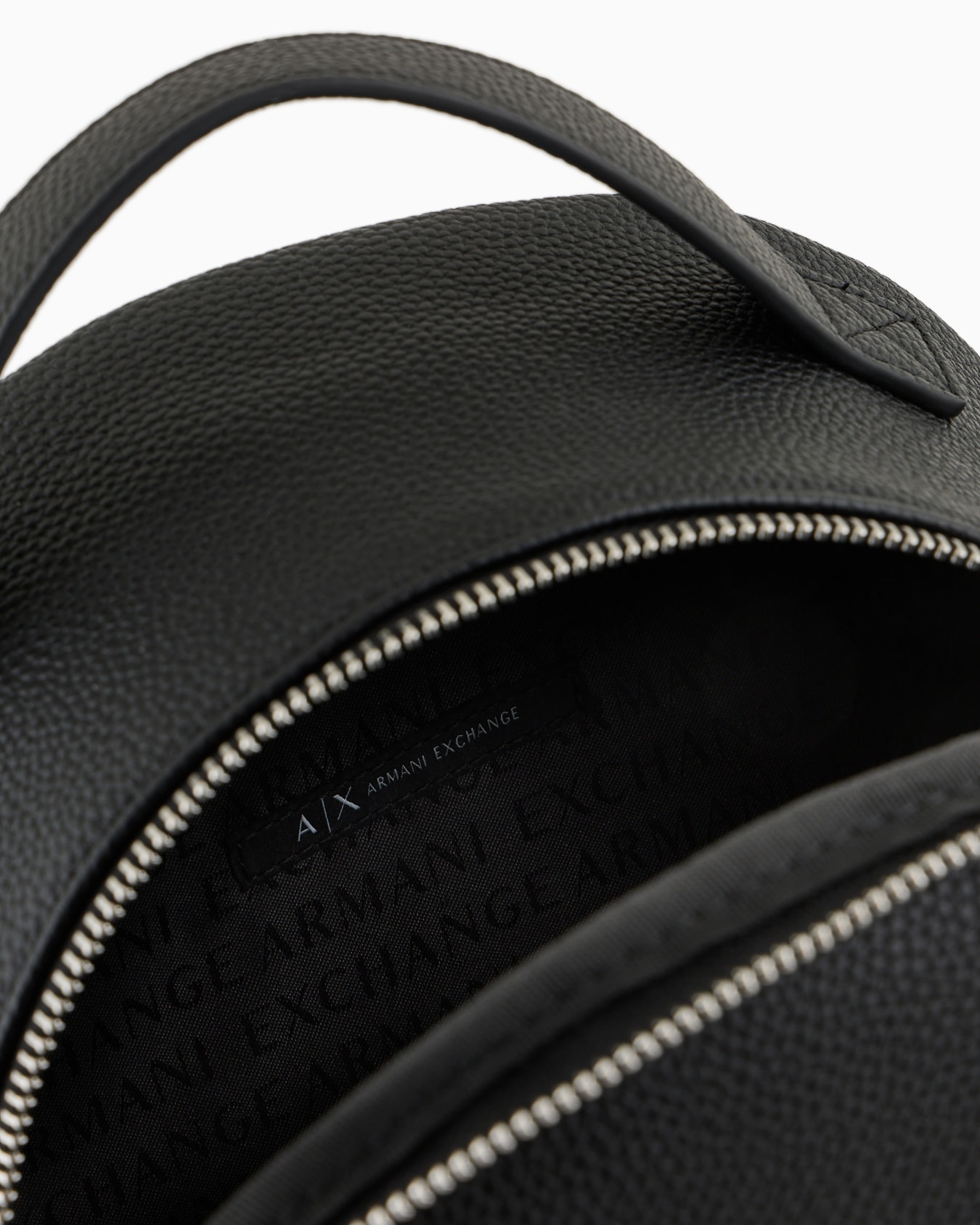 Garnet material backpack with small logo Slide 3