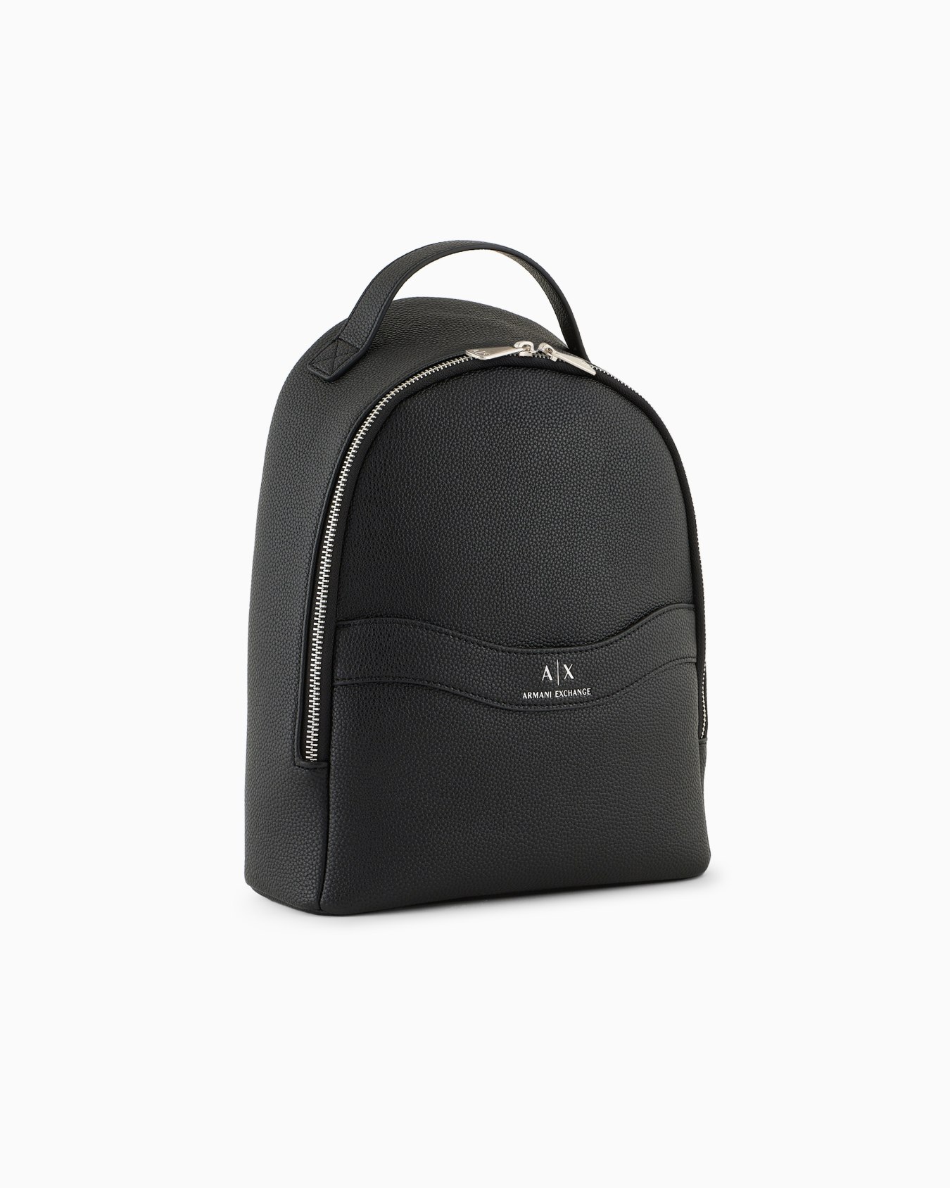 Garnet material backpack with small logo Slide 1