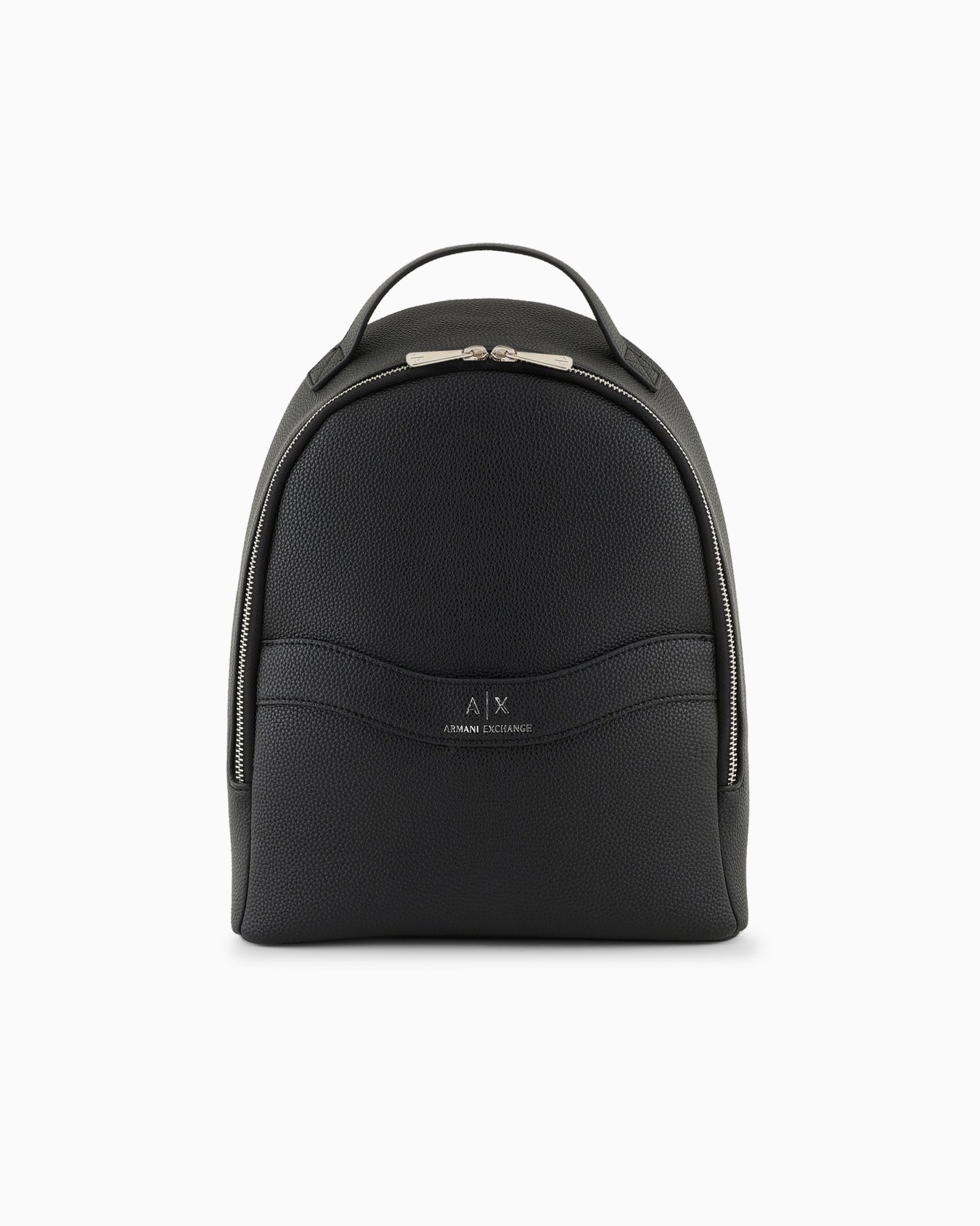 Garnet material backpack with small logo Slide 0