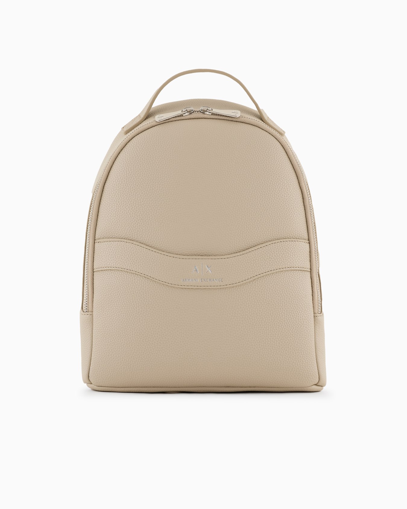 Garnet material backpack with small logo Slide 0