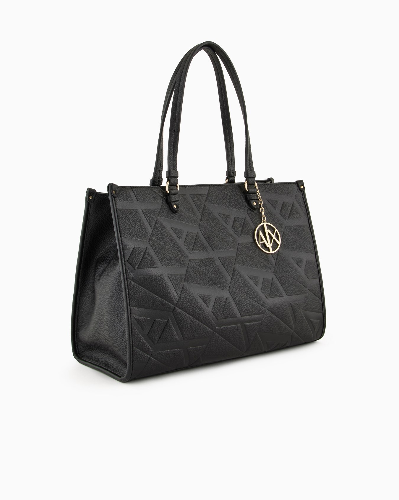 Tote bag with allover emossed logo Slide 1
