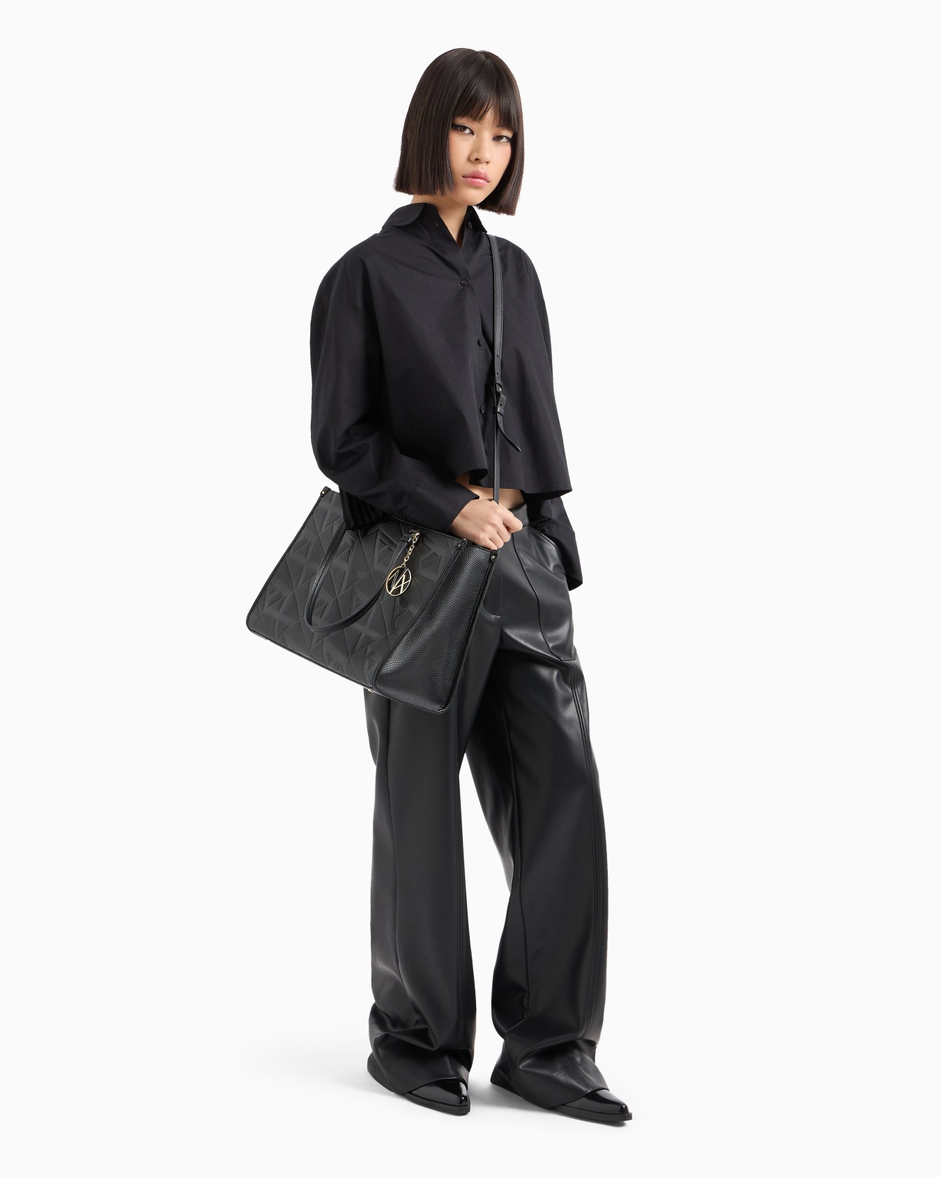 Sac cabas avec logo embossé all-over Diapositive 5