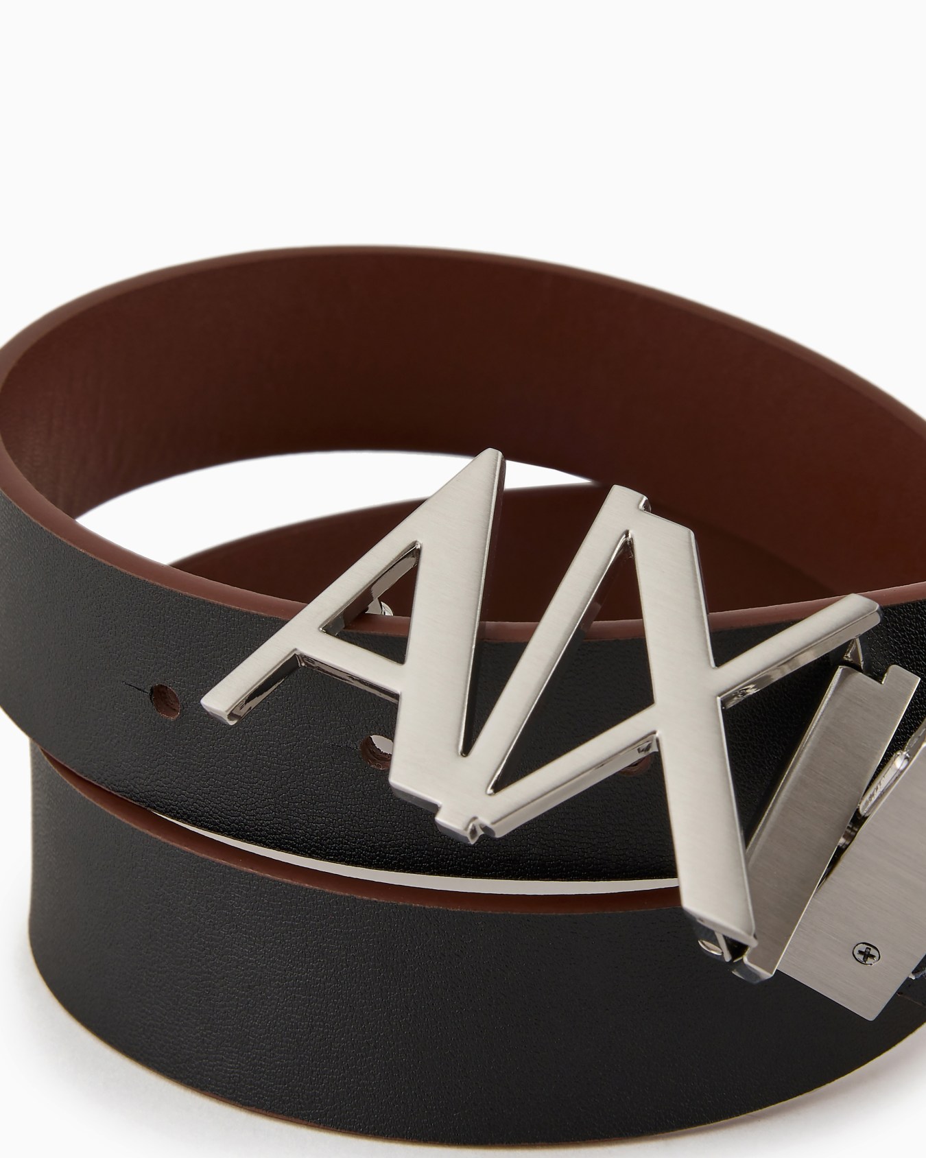 Double-sided leather belt Slide 1