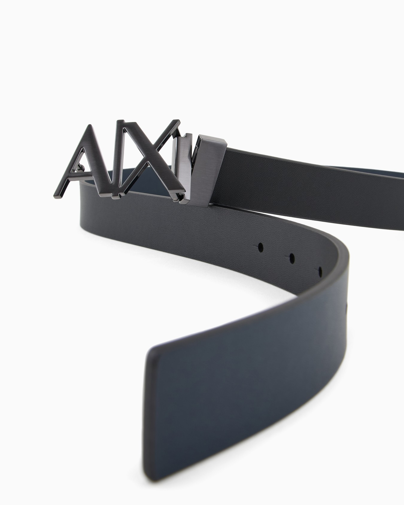 Double-sided leather belt Slide 1