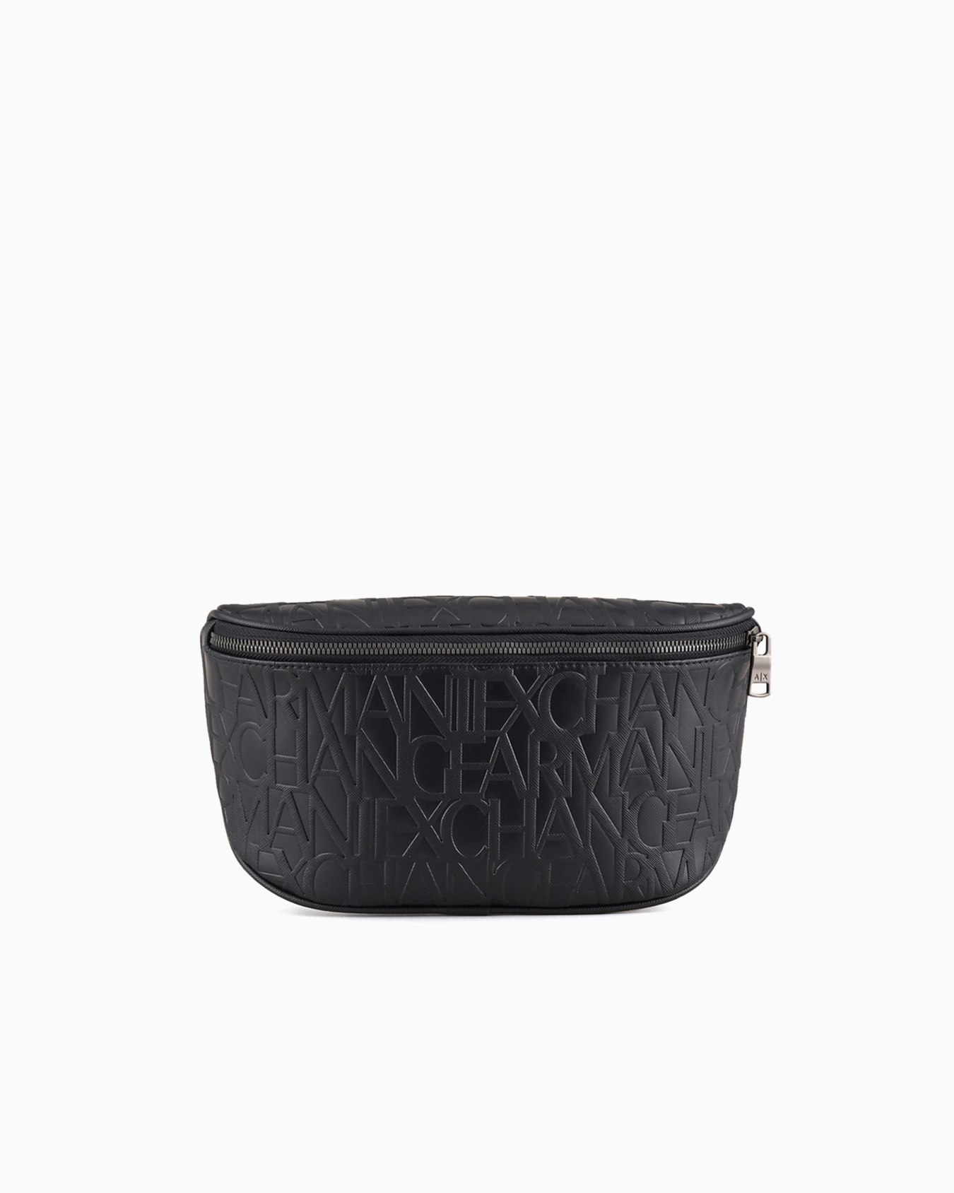 Pochette avec logo embossé ton sur ton en matière grenat Diapositive 0