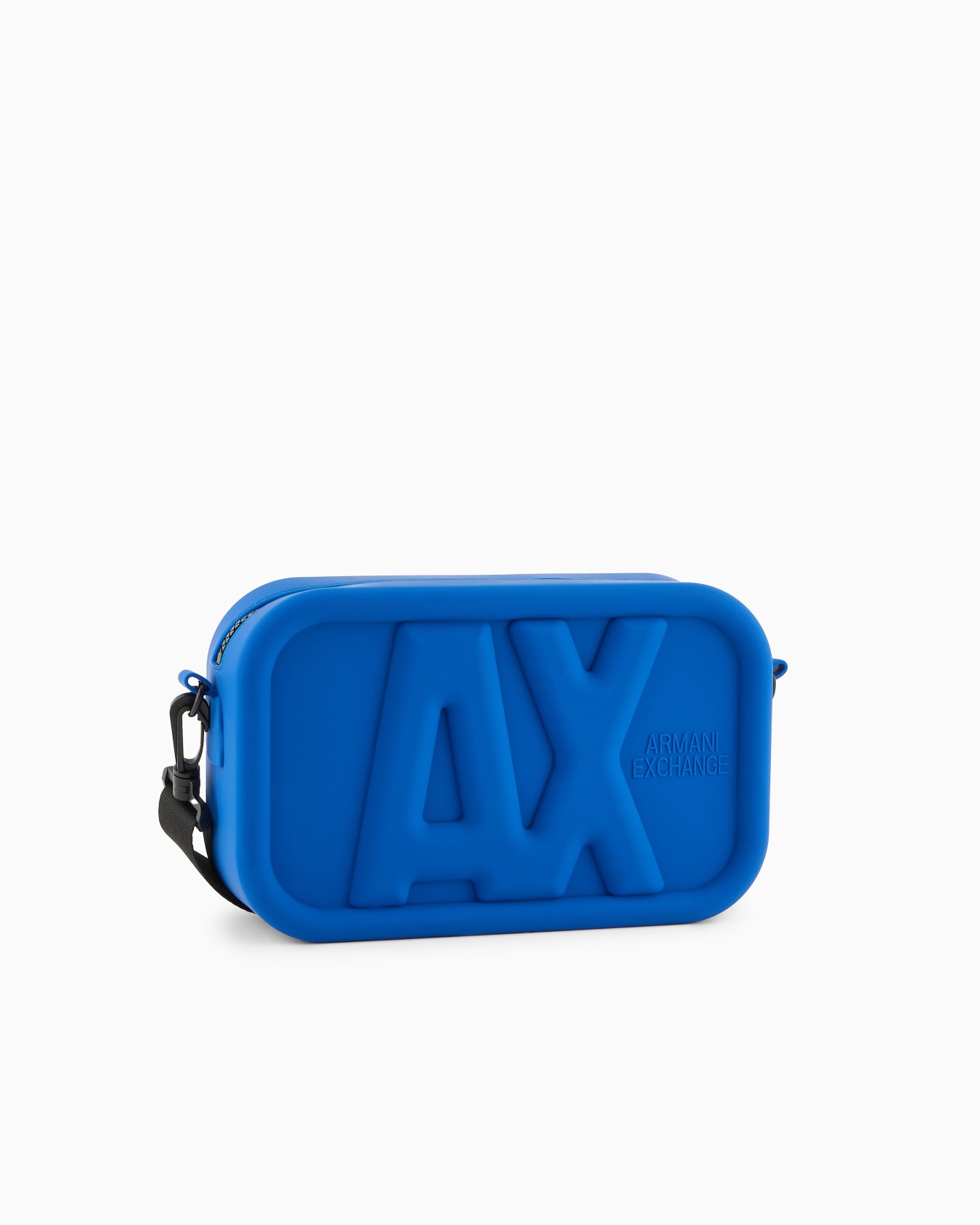 Bolso bandolera de silicona con logo moldeado en relieve Diapositiva 1
