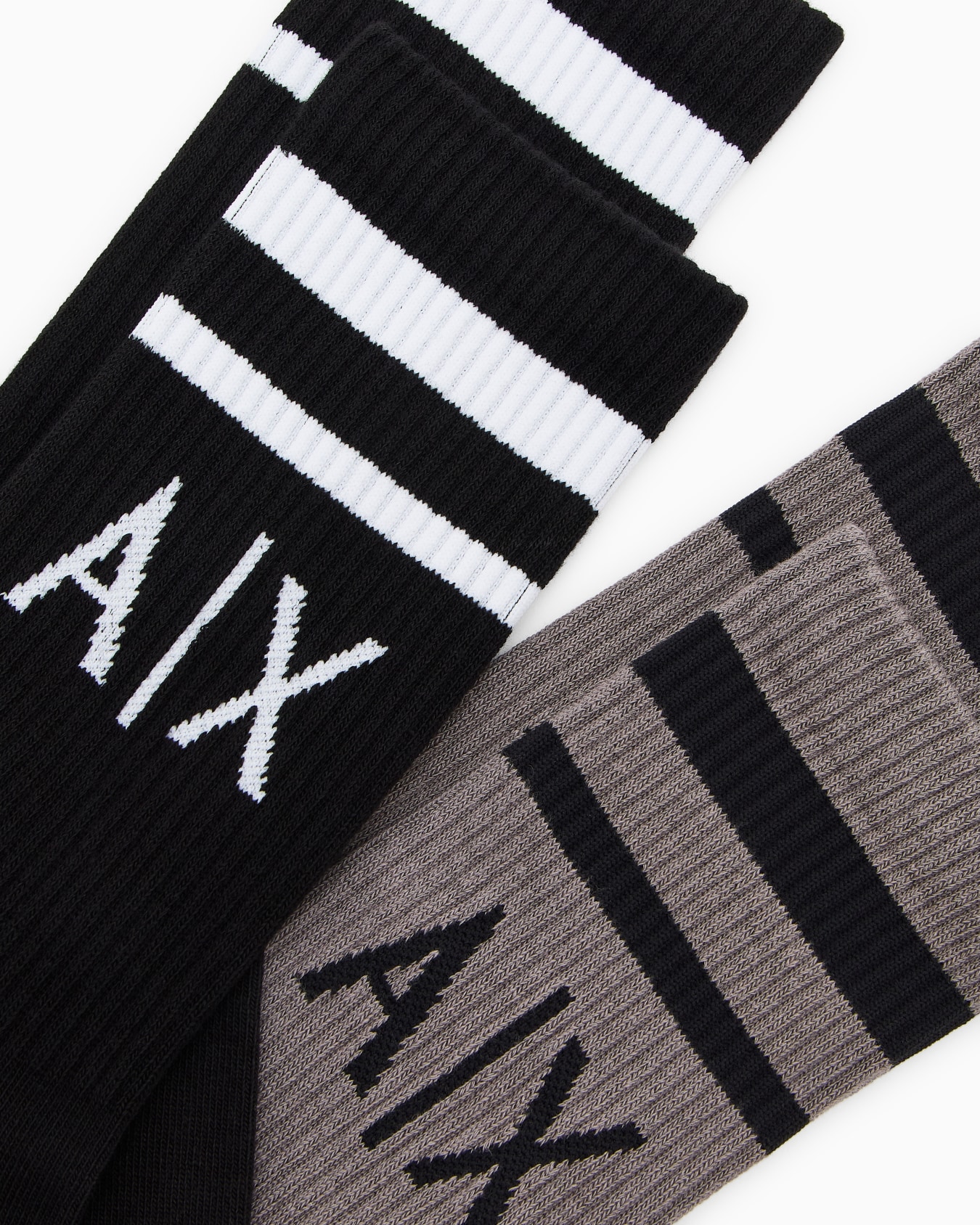 Pack of 2 pairs of socks with logo Slide 1