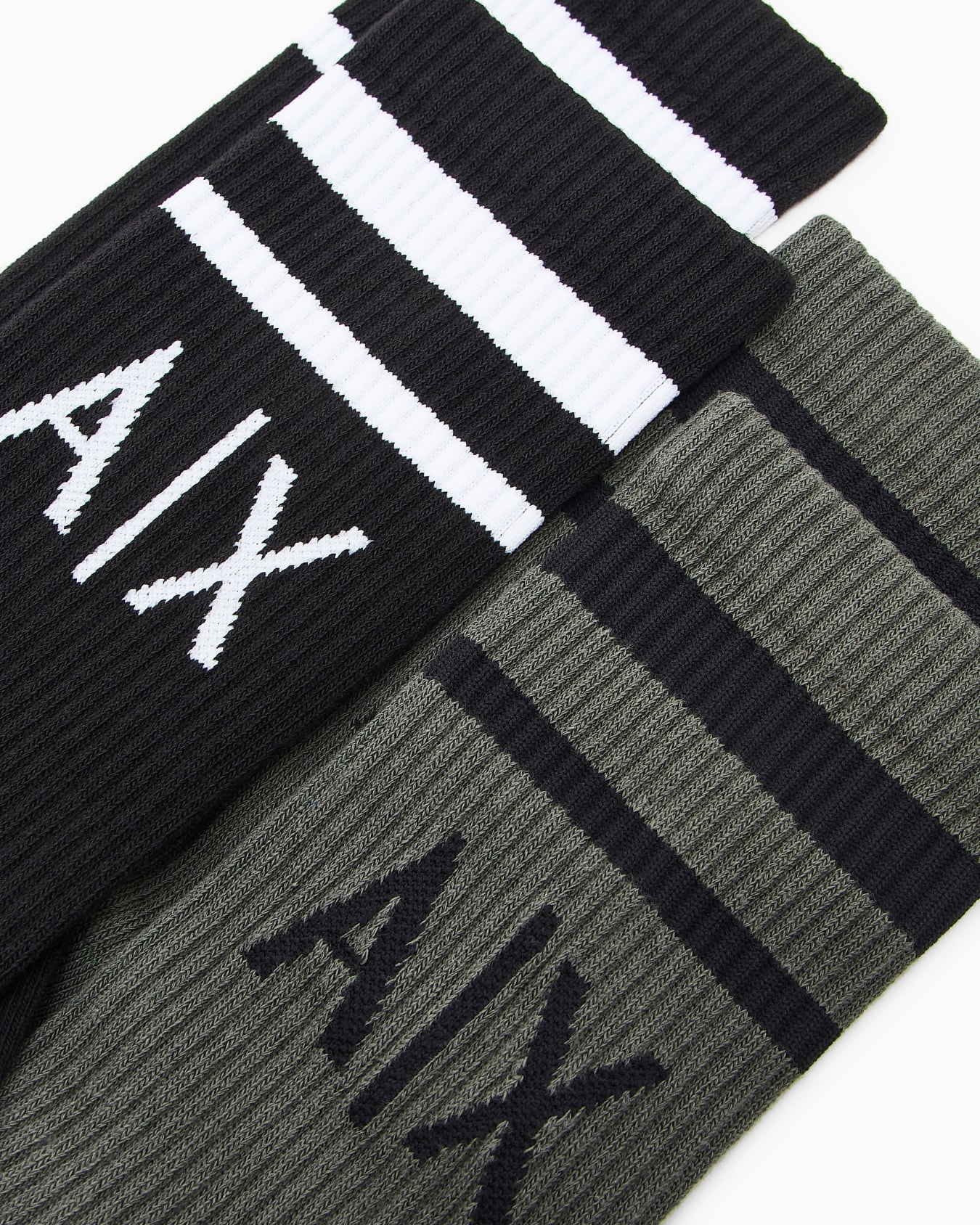 Pack of 2 pairs of socks with logo Slide 1