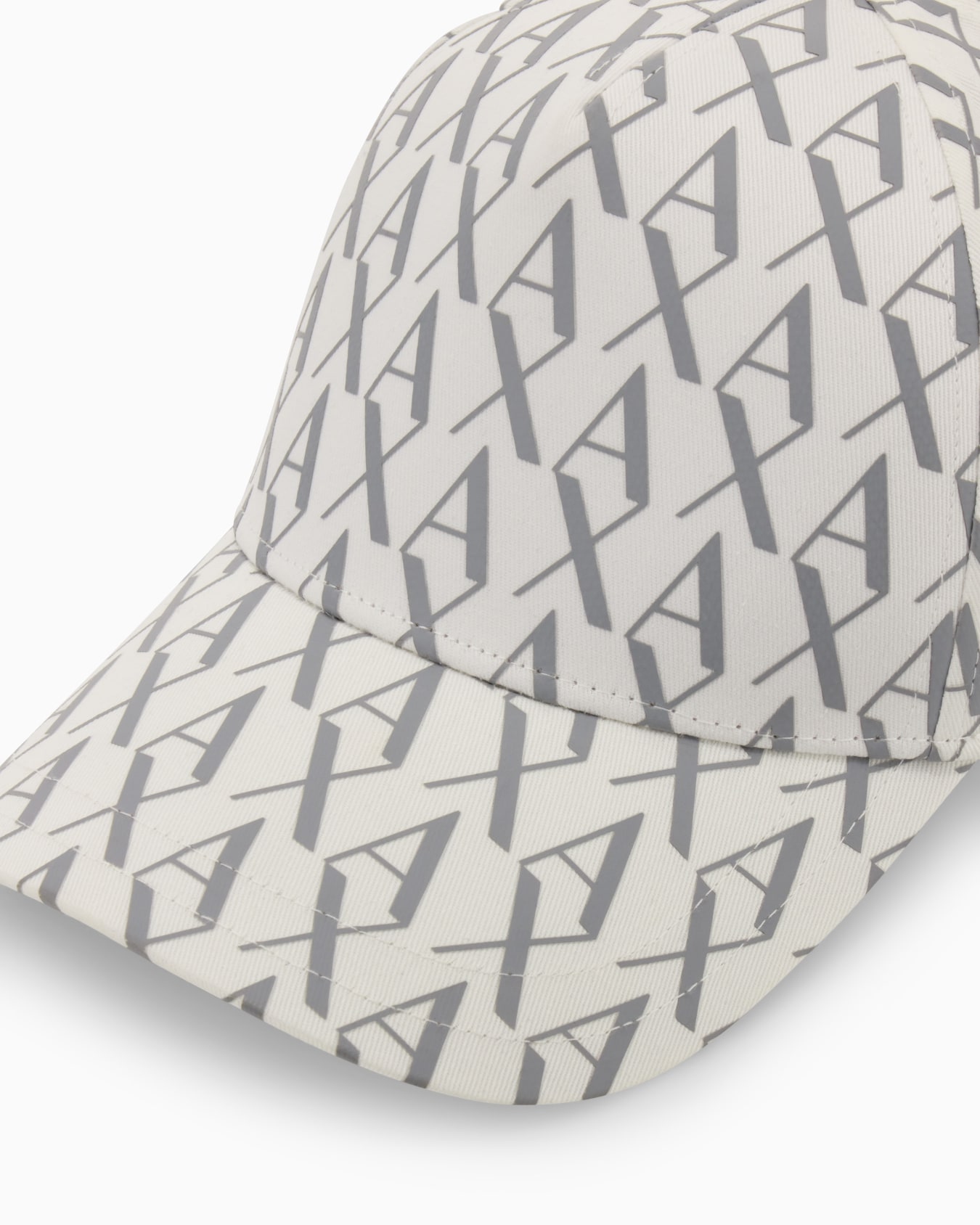 Cappello con visiera con logo allover Slide 2