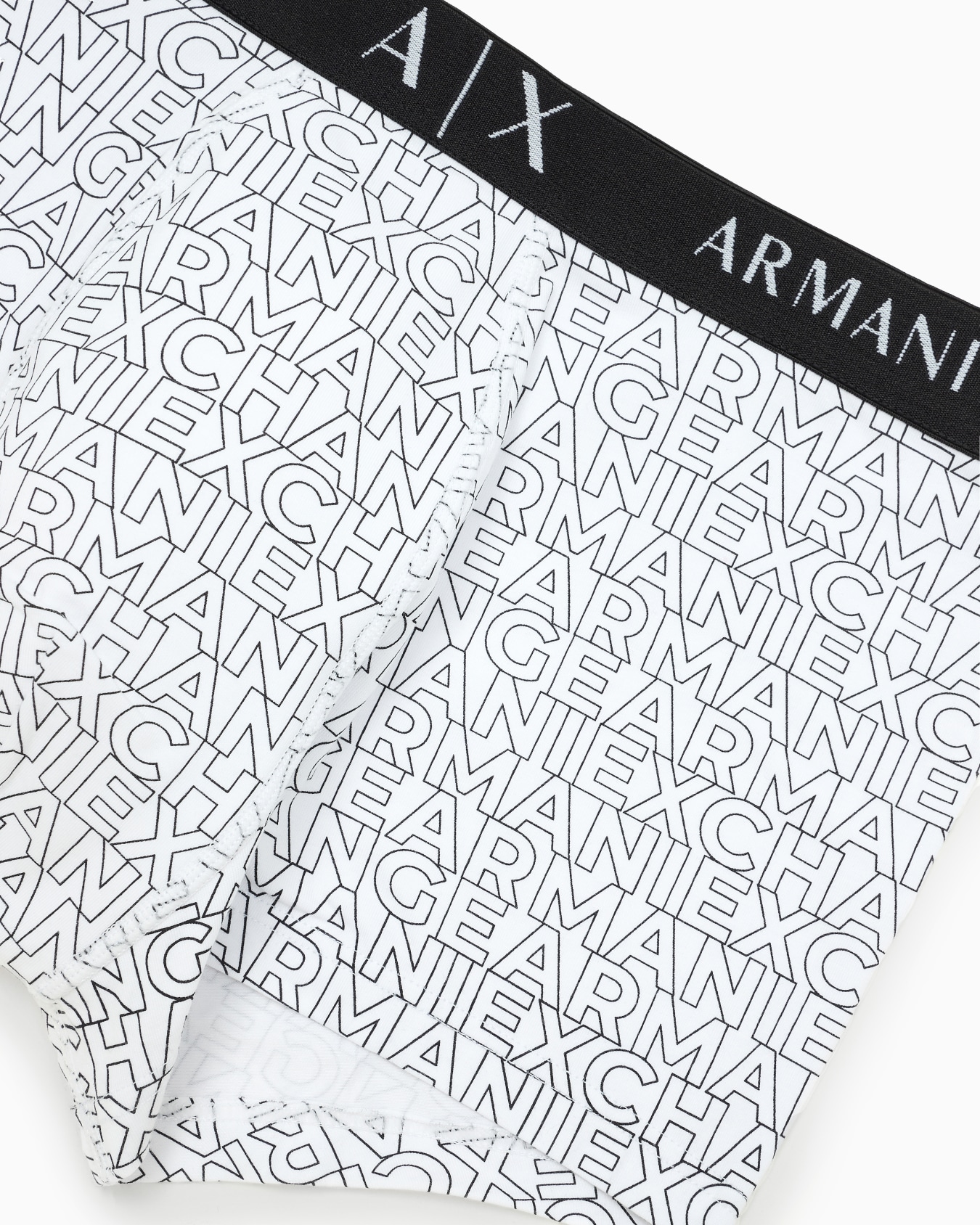 Stretch cotton boxer shorts with quilted logo Slide 3