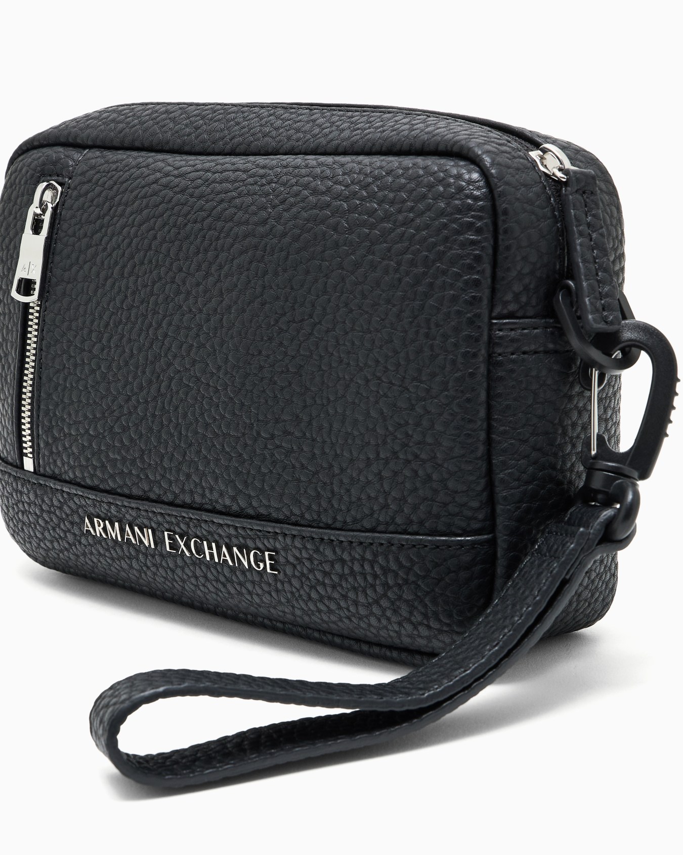 Beauty case with external strap in ASV recycled material Slide 4