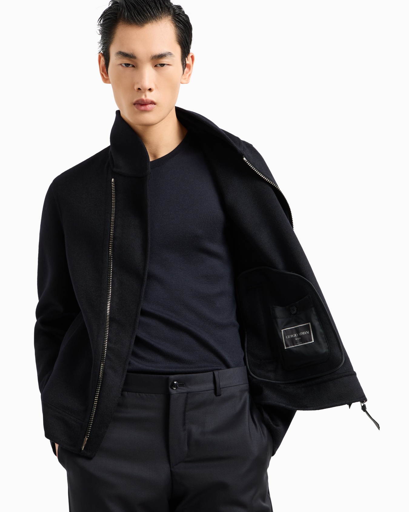 Blouson Icon aus doppellagigem Kaschmirgewebe Folie 5