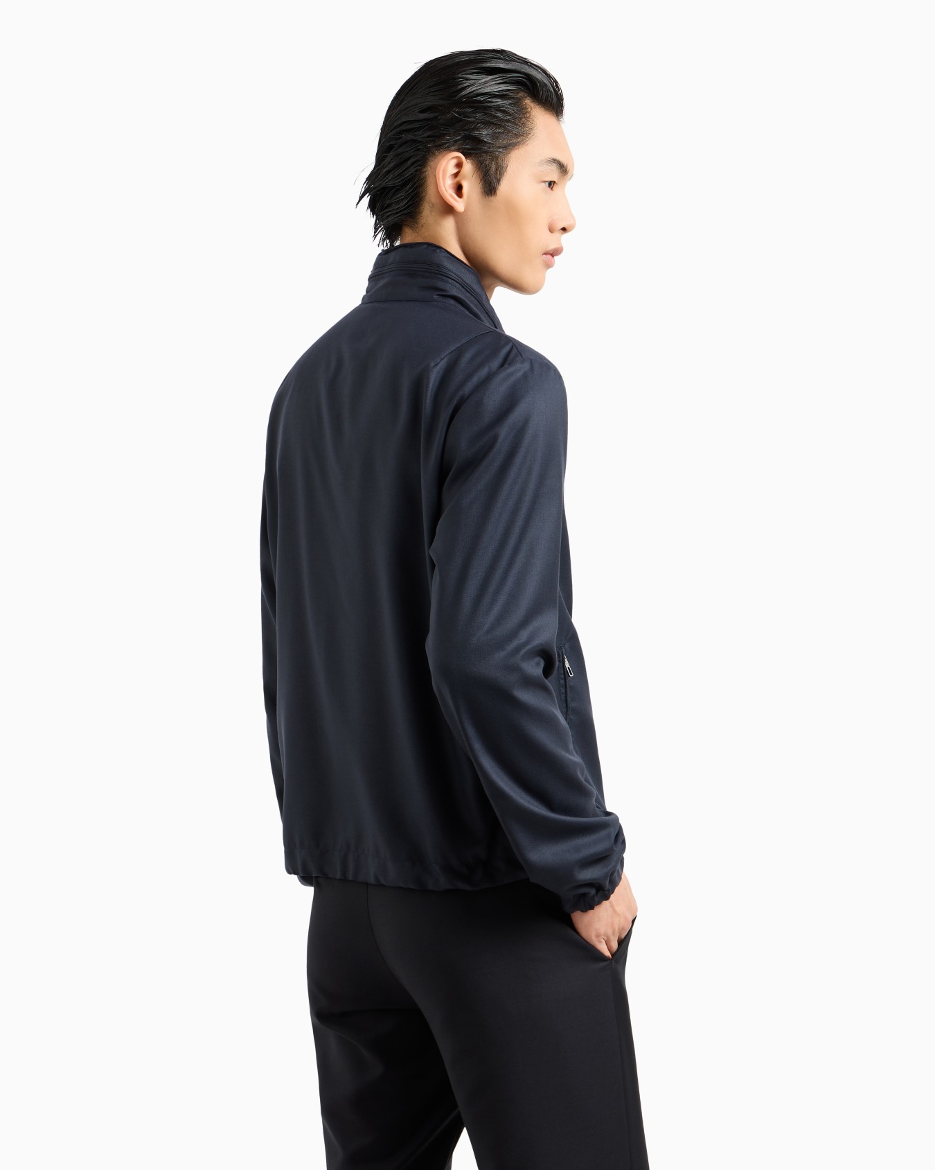 Icon cashmere-blend gabardine blouson Slide 2