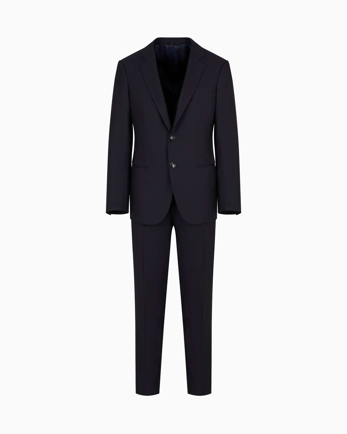 Costume à simple boutonnage gamme Manhattan en laine vierge Diapositive 0