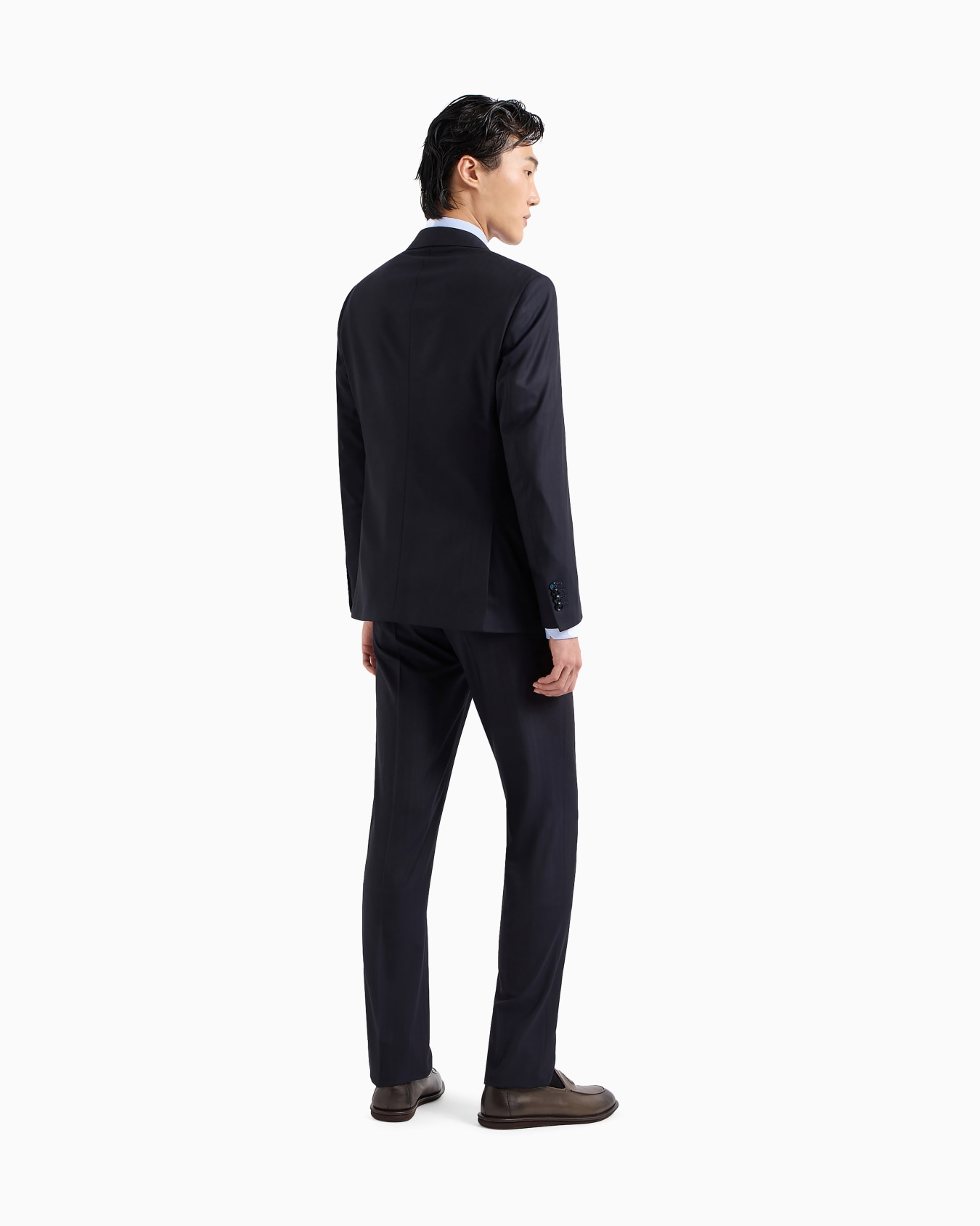Costume à simple boutonnage gamme Manhattan en laine vierge Diapositive 2