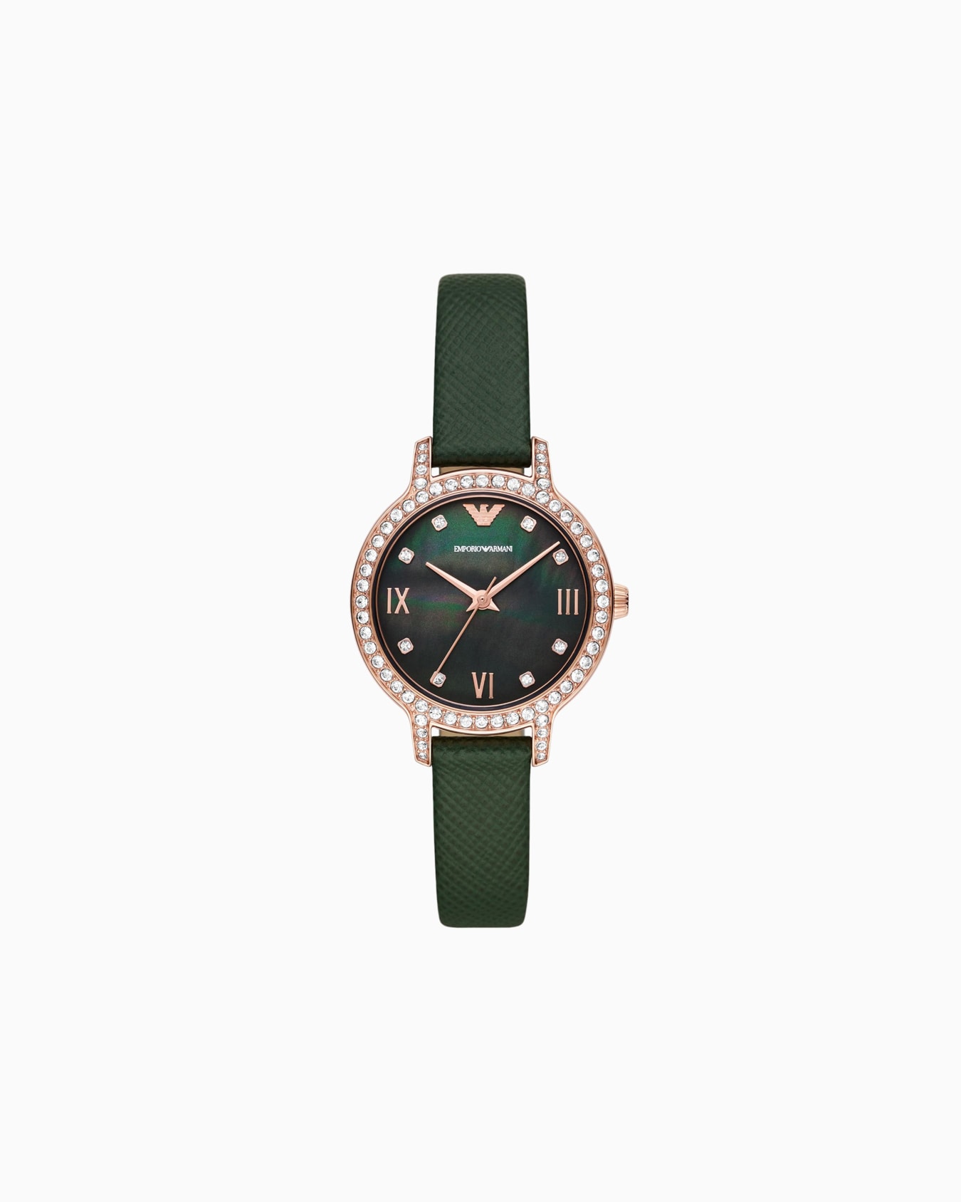 Armani ladies watches leather strap sale