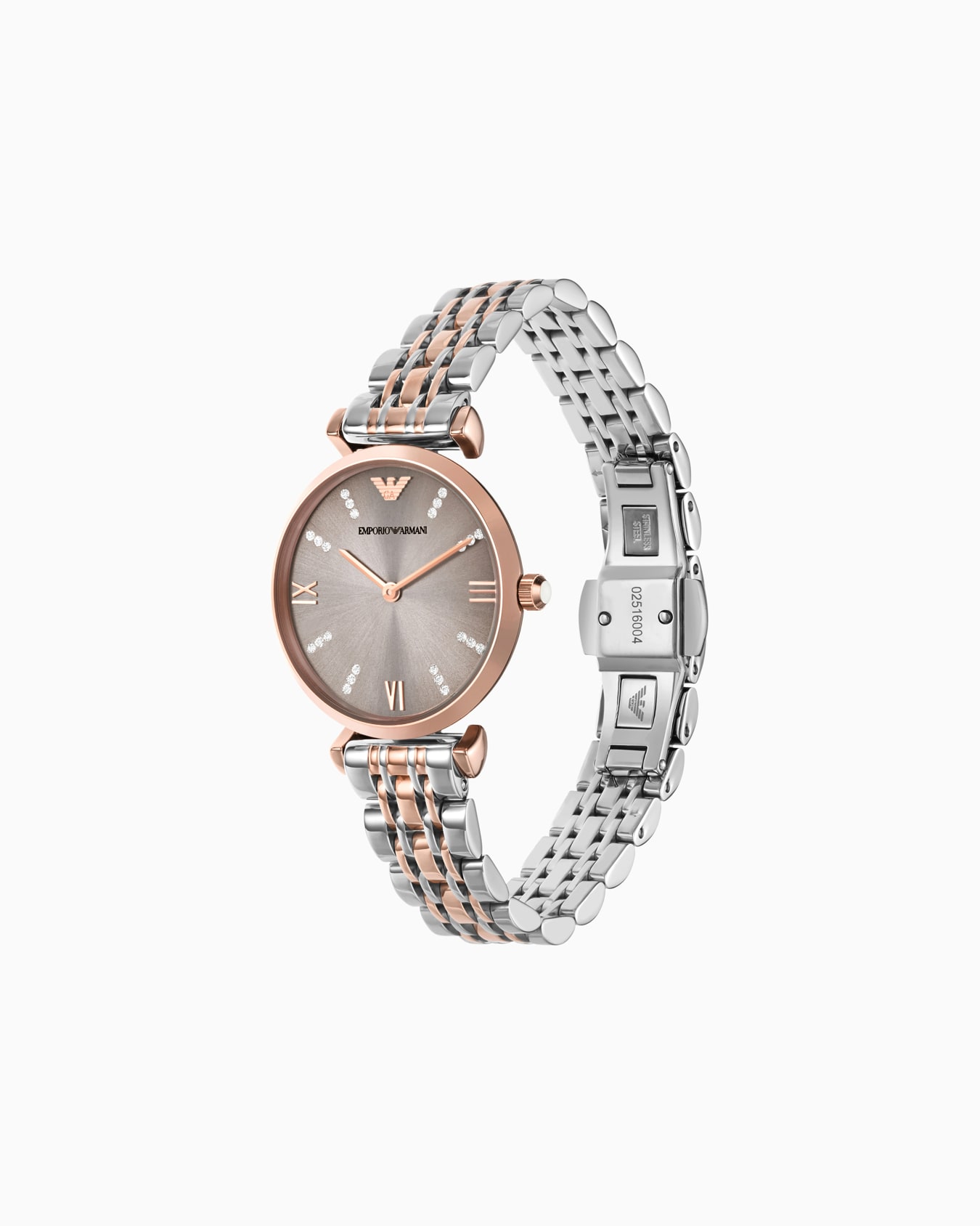 Women's Two-Hand Two-Tone Stainless Steel Watch Slide 1