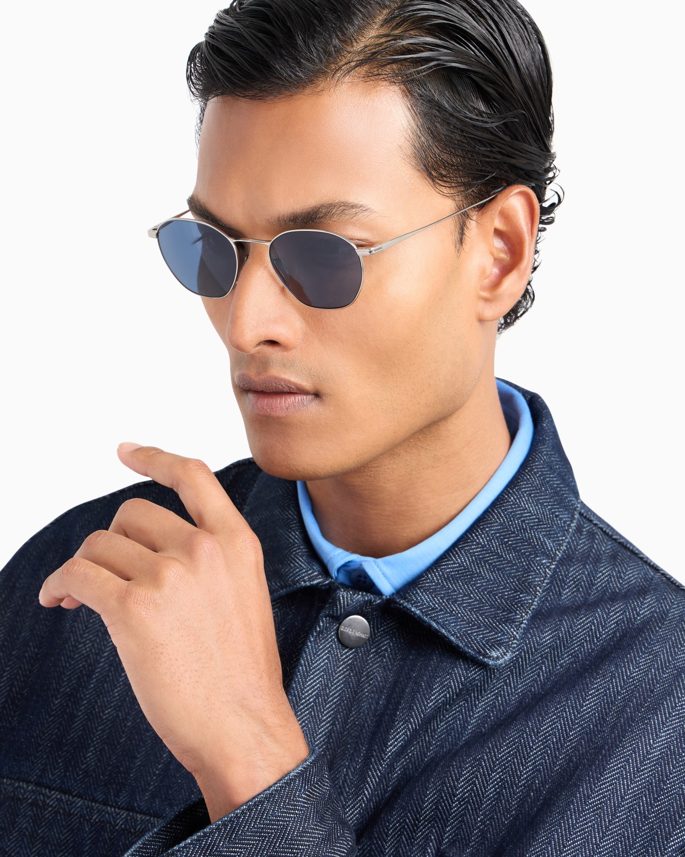 Lunettes de soleil carrées pour homme Diapositive 5