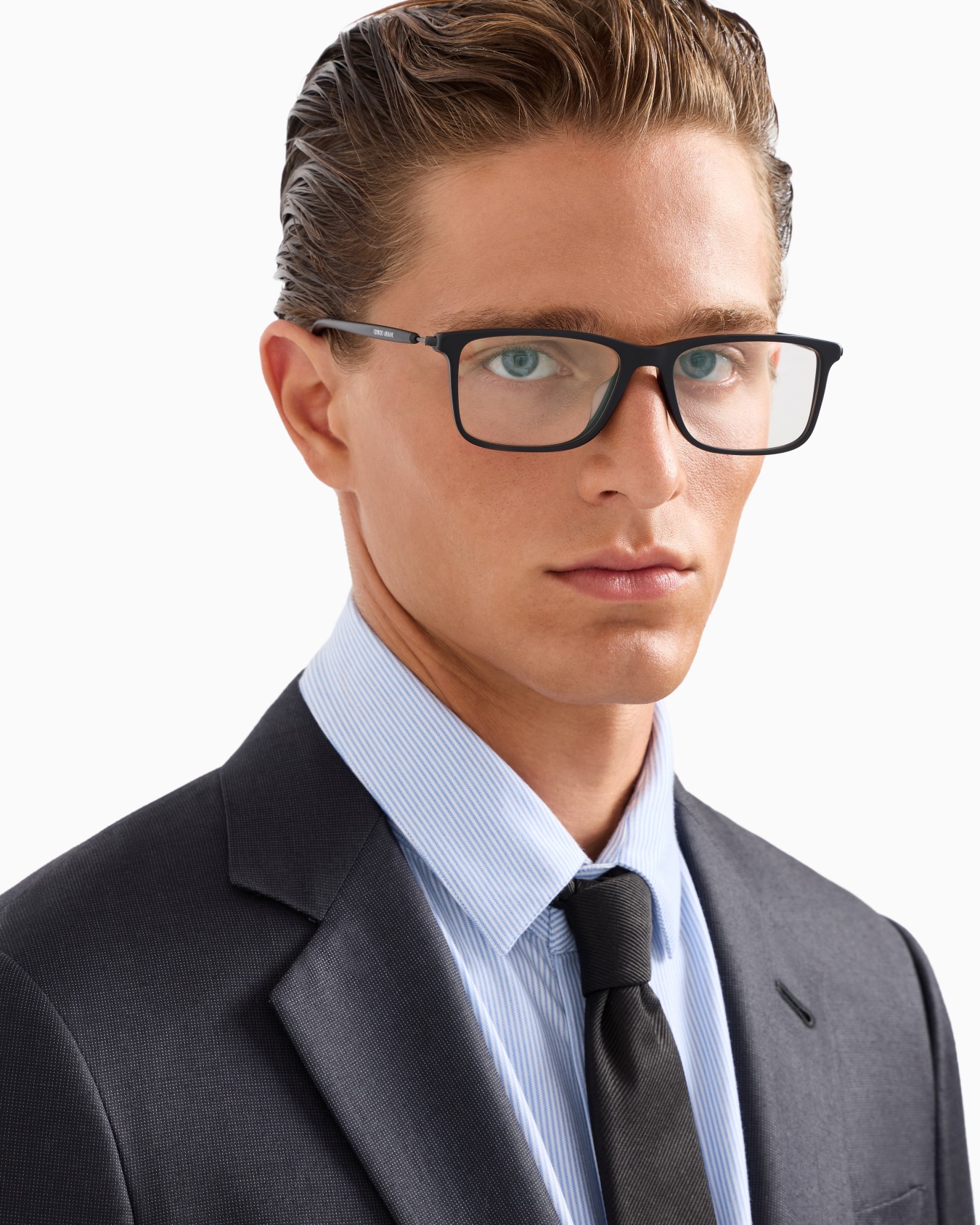 Men’s rectangular glasses Slide 1