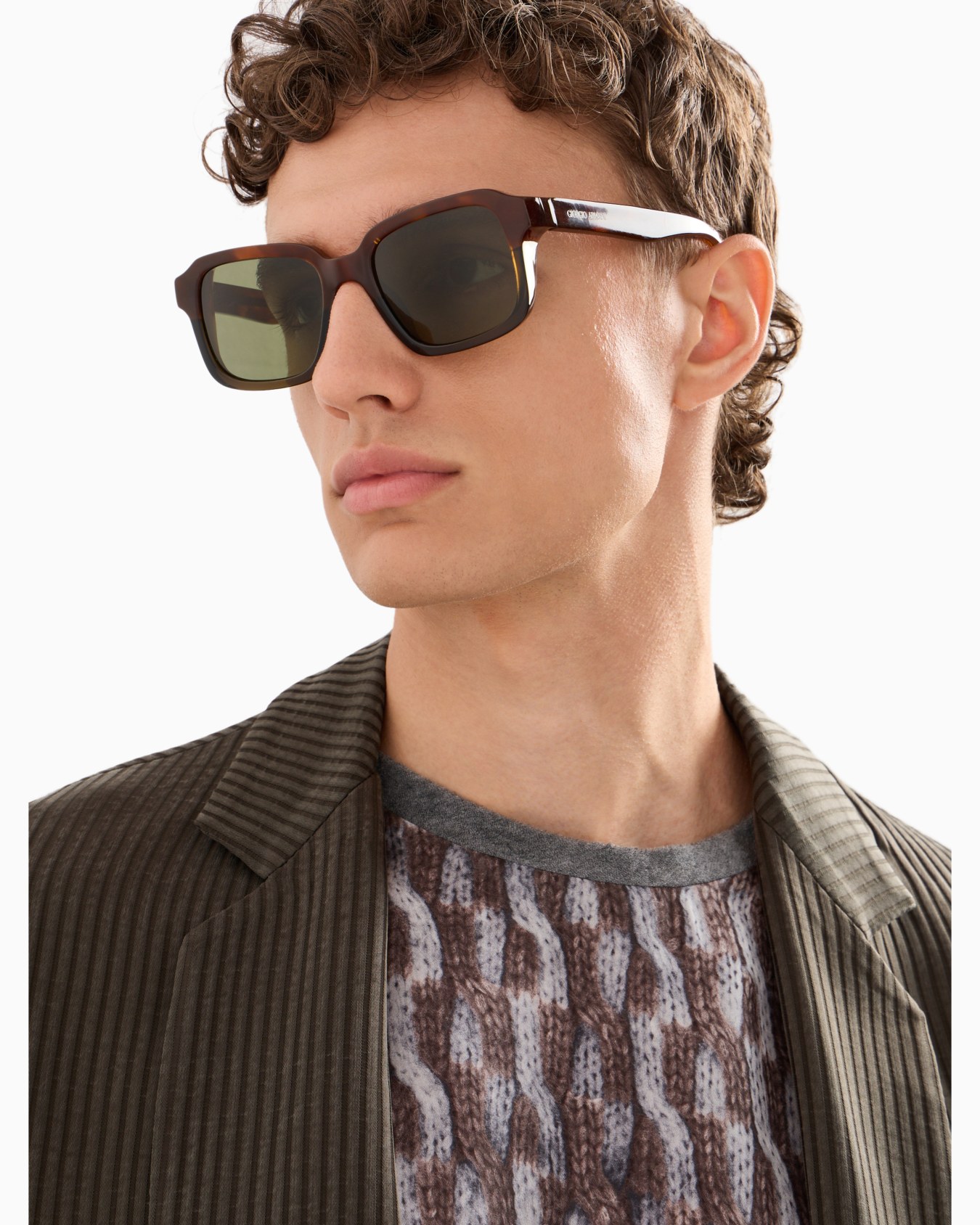 Men’s rectangular sunglasses スライドする 5