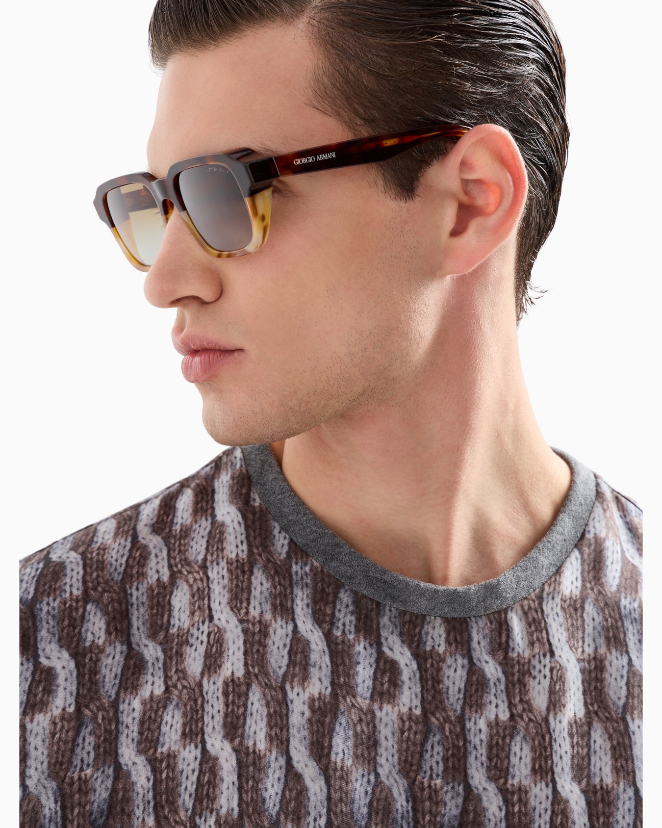 Men’s rectangular sunglasses スライドする 5