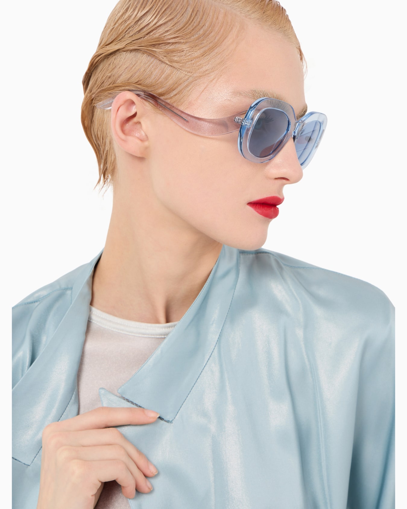 Oval women’s sunglasses スライドする 5
