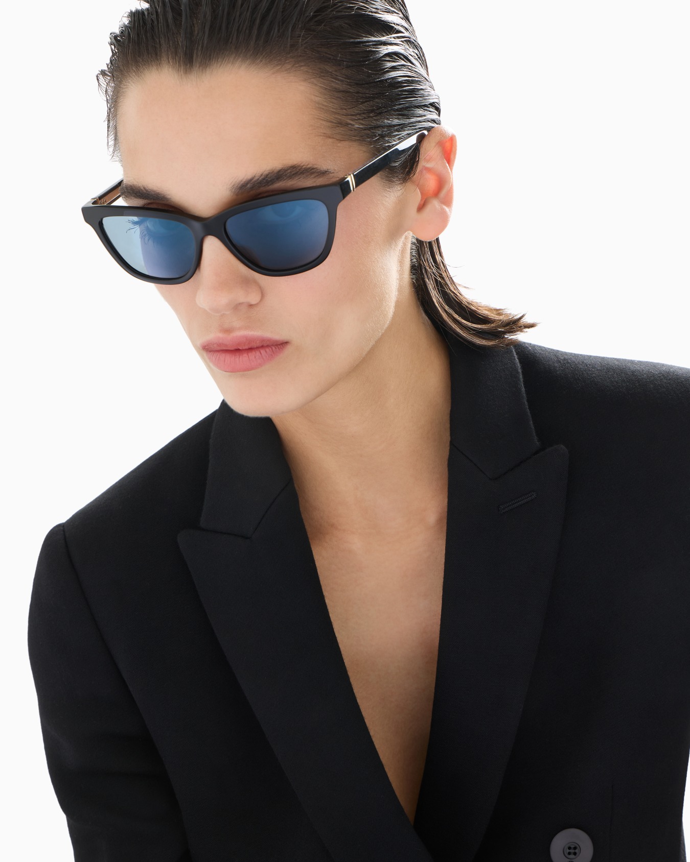 Lunettes de soleil femme forme œil-de-chat Diapositive 1