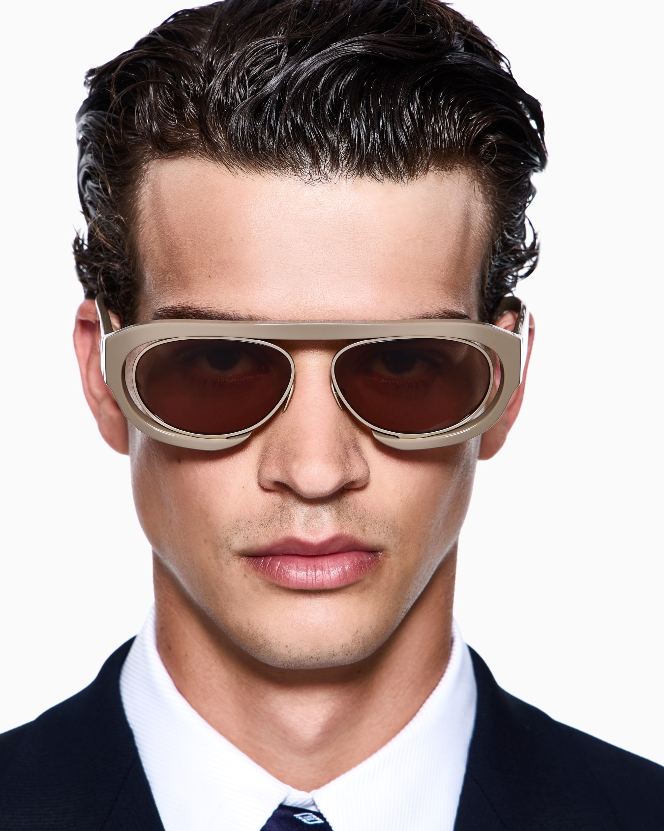 Gafas de sol de forma ovalada para hombre Diapositiva 4