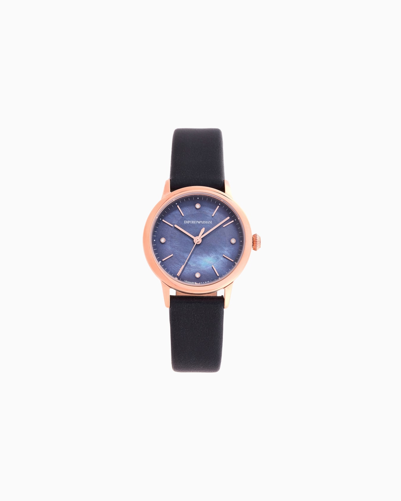 Swiss Made Automatic Blue Leather Watch Slide 0