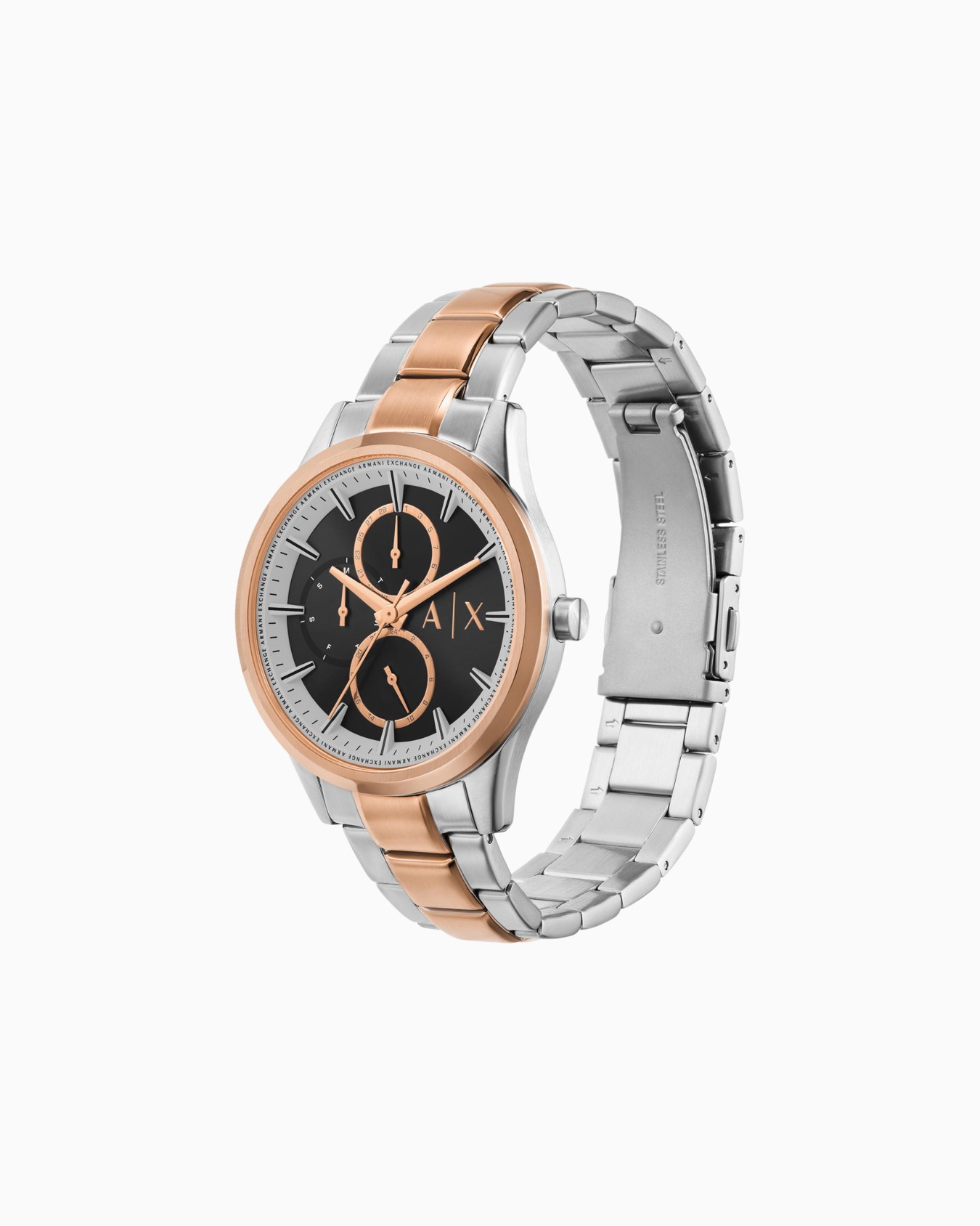 Multifunctional watch in two-tone stainless steel Slide 1