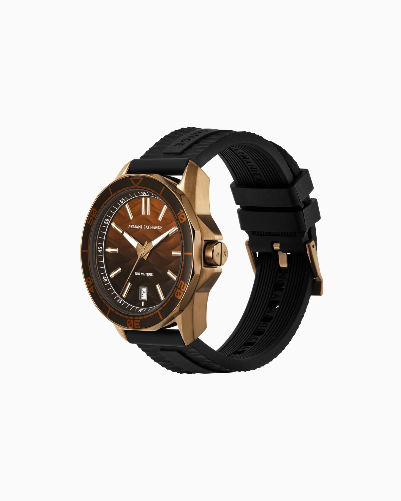 Three-hand movement watch with date display Slide 2
