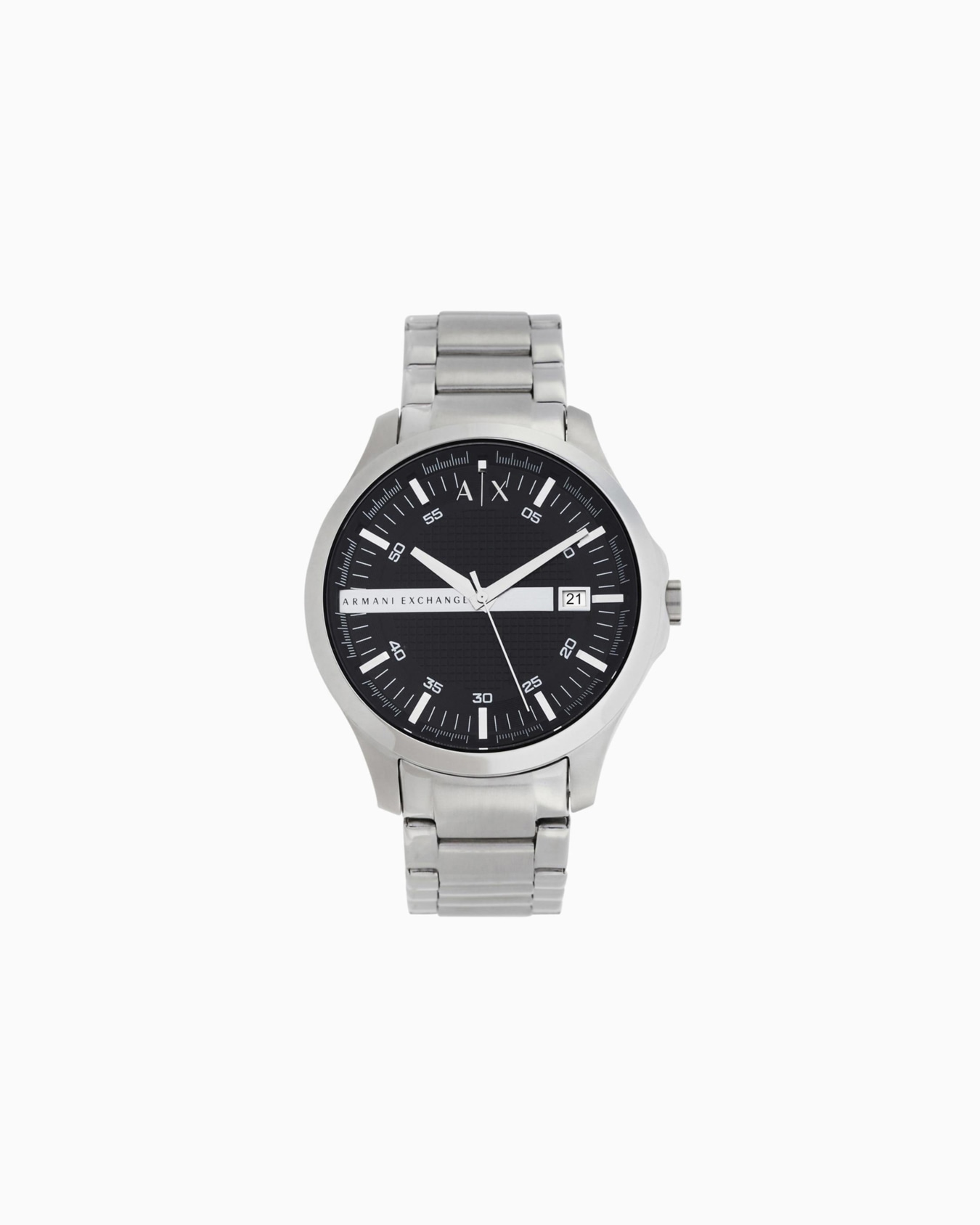 Three-hand watch with steel strap Slide 0